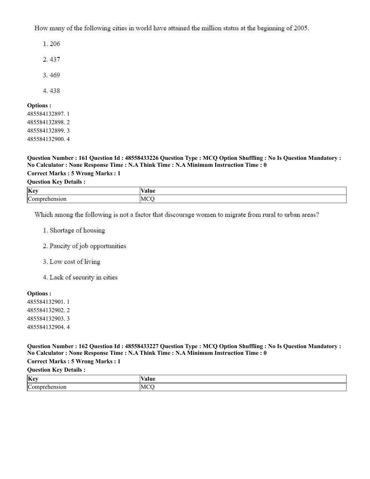 CUET 2023 English Kannada compressed Shift 1 Question Papers - 18 June 2023 - Page 135