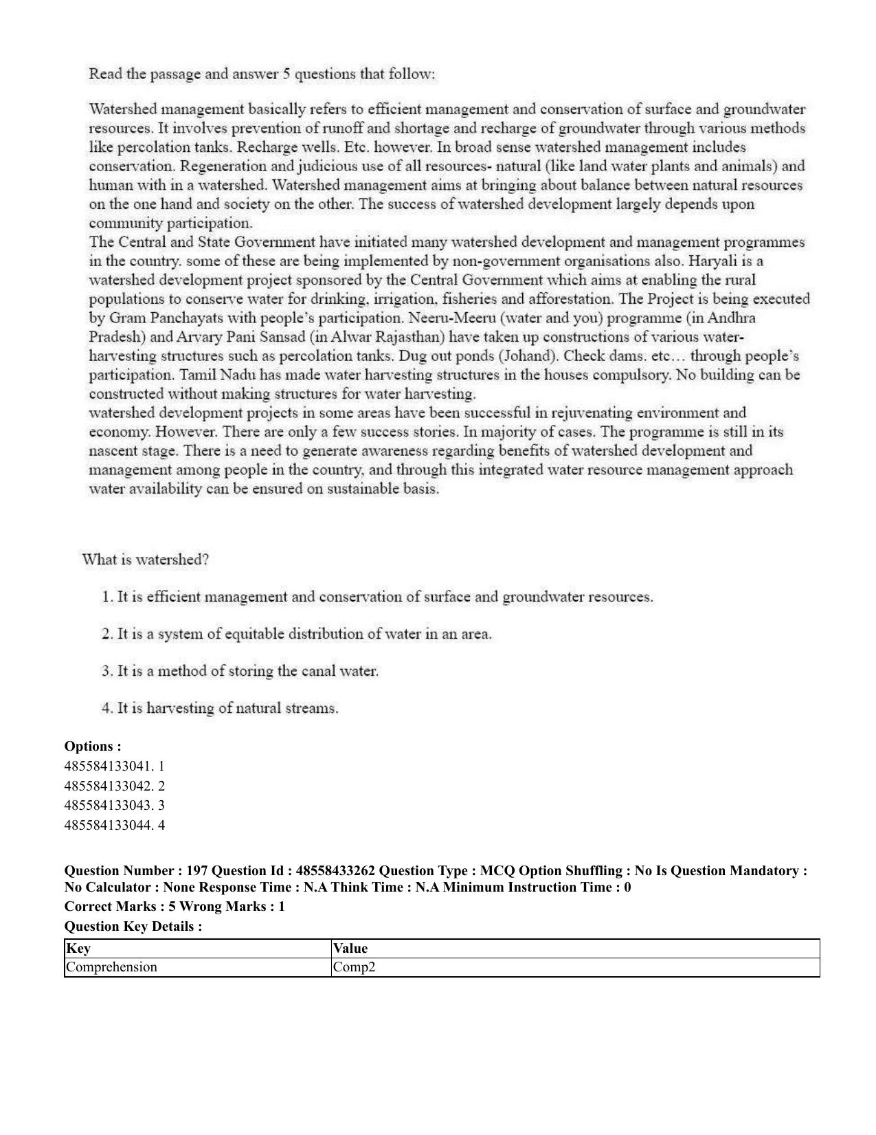 CUET 2023 English Kannada compressed Shift 1 Question Papers - 18 June 2023 - Page 157