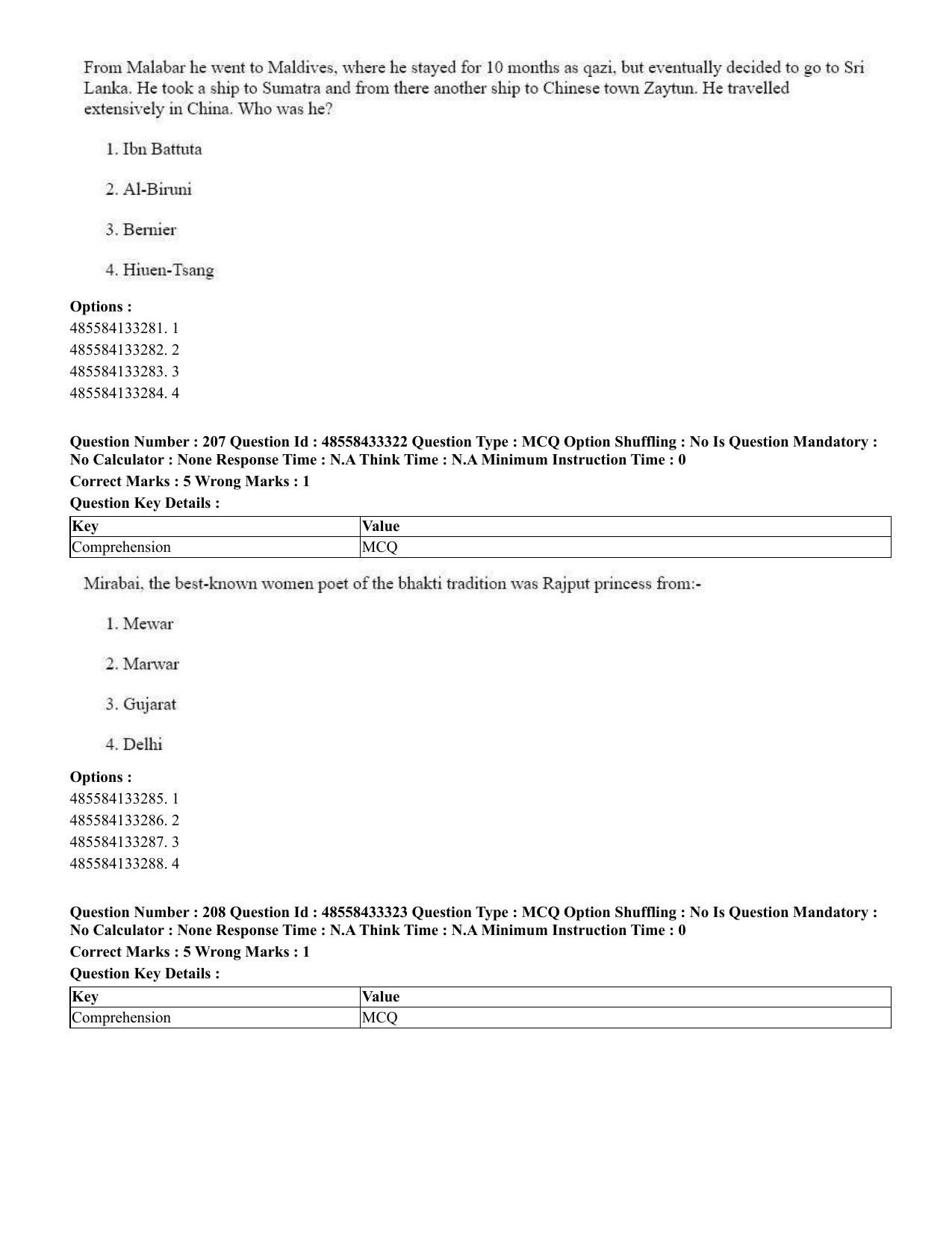 CUET 2023 English Kannada compressed Shift 1 Question Papers - 18 June 2023 - Page 165