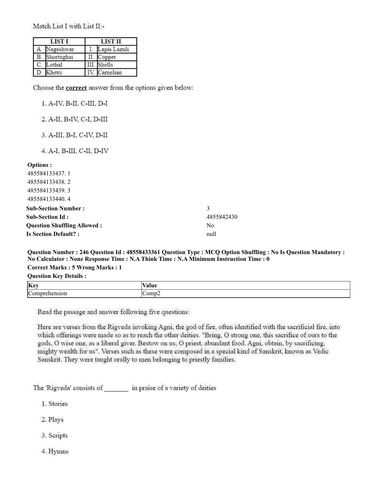 CUET 2023 English Kannada compressed Shift 1 Question Papers - 18 June 2023 - Page 186