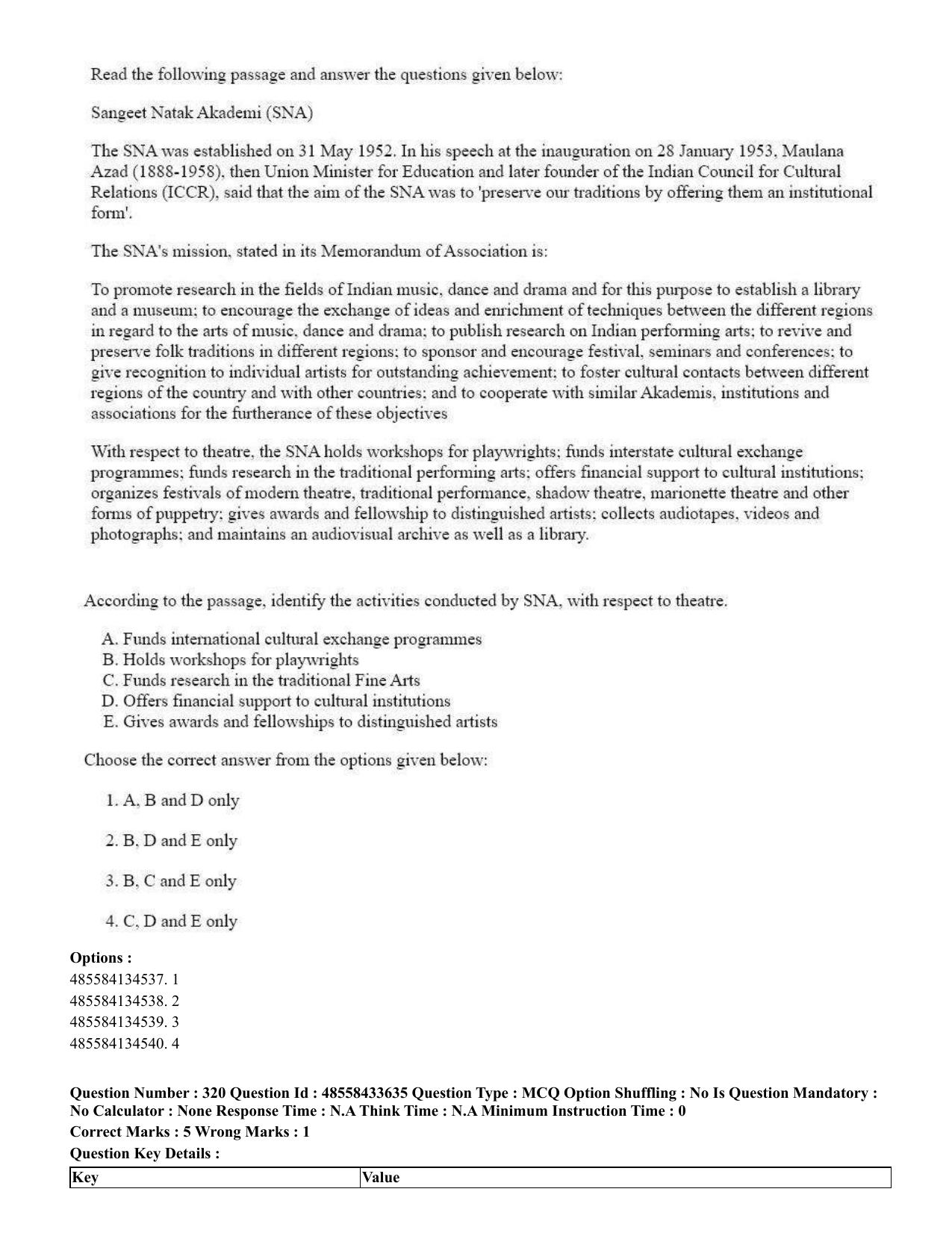 CUET 2023 English Kannada compressed Shift 1 Question Papers - 18 June 2023 - Page 280