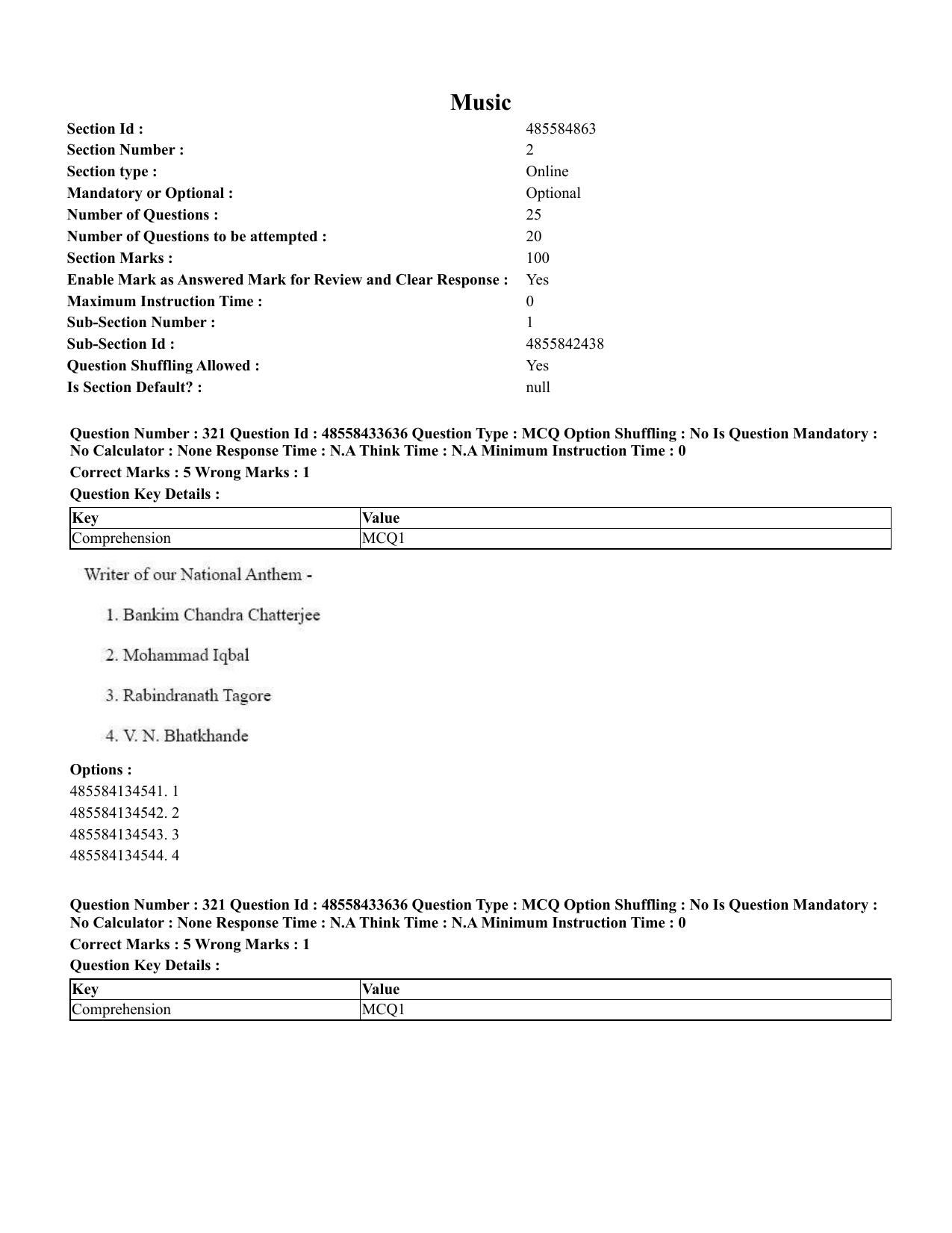 CUET 2023 English Kannada compressed Shift 1 Question Papers - 18 June 2023 - Page 282