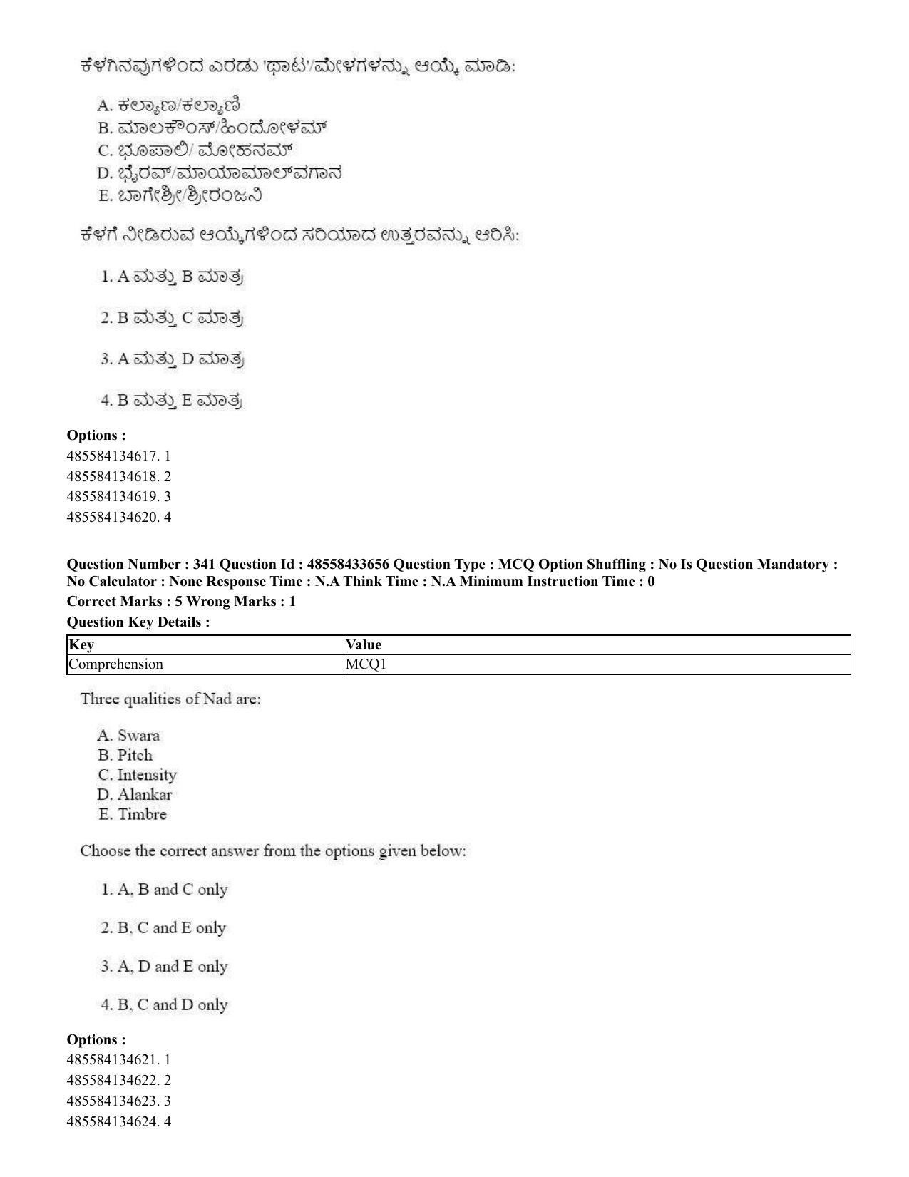 CUET 2023 English Kannada compressed Shift 1 Question Papers - 18 June 2023 - Page 302
