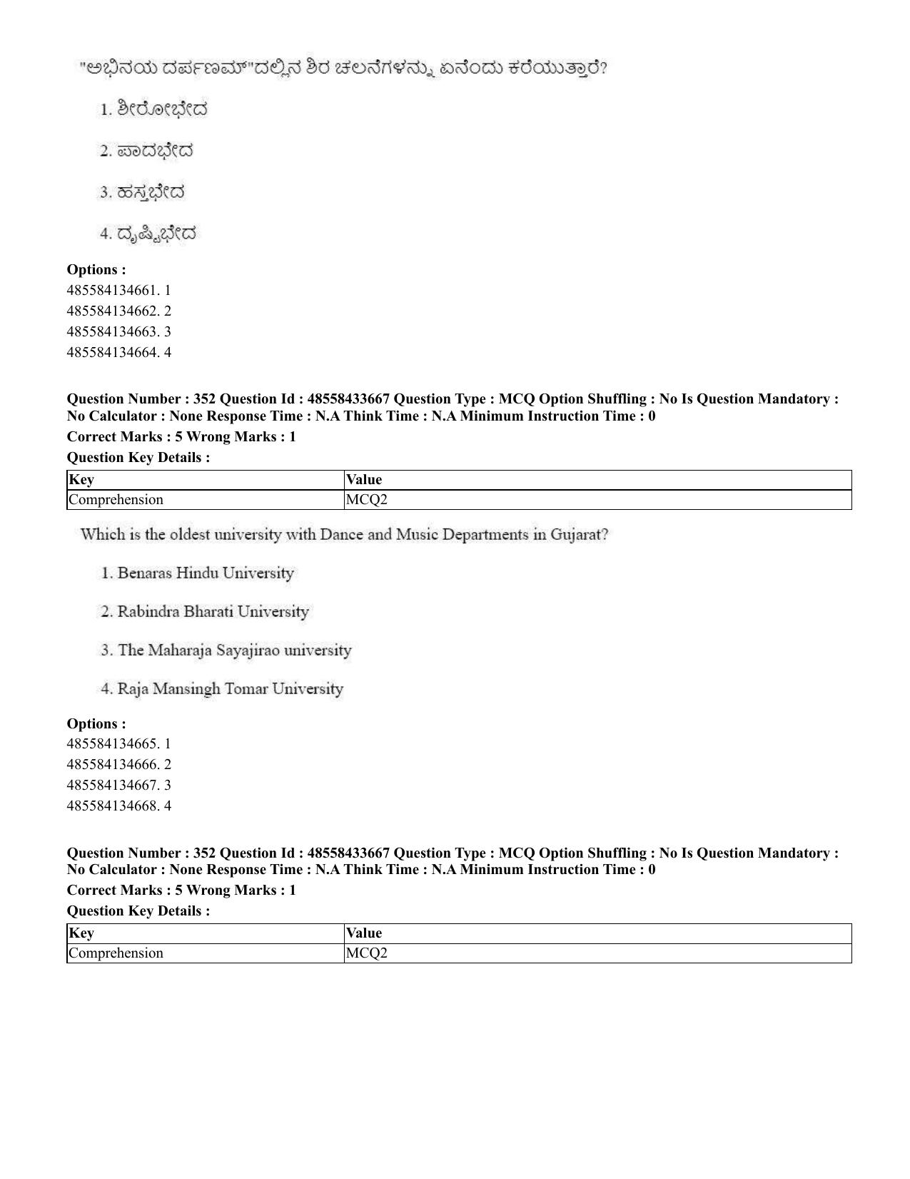 CUET 2023 English Kannada compressed Shift 1 Question Papers - 18 June 2023 - Page 315