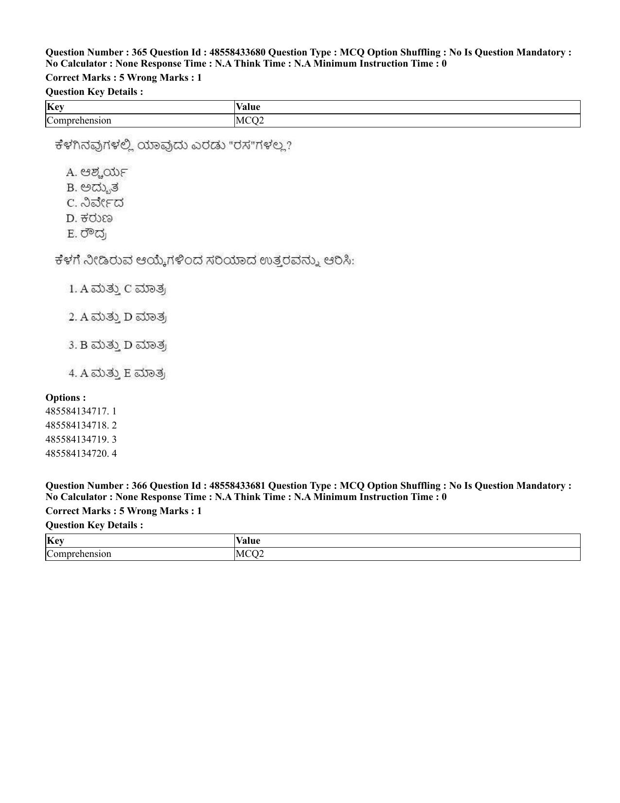 CUET 2023 English Kannada compressed Shift 1 Question Papers - 18 June 2023 - Page 330