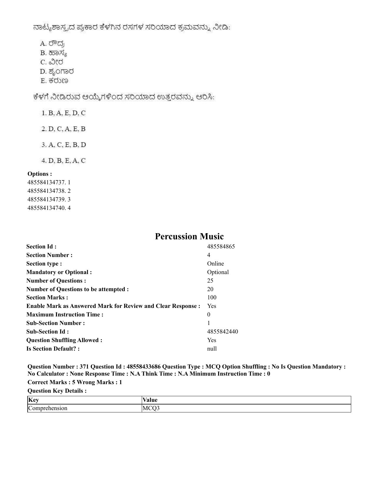 CUET 2023 English Kannada compressed Shift 1 Question Papers - 18 June 2023 - Page 337