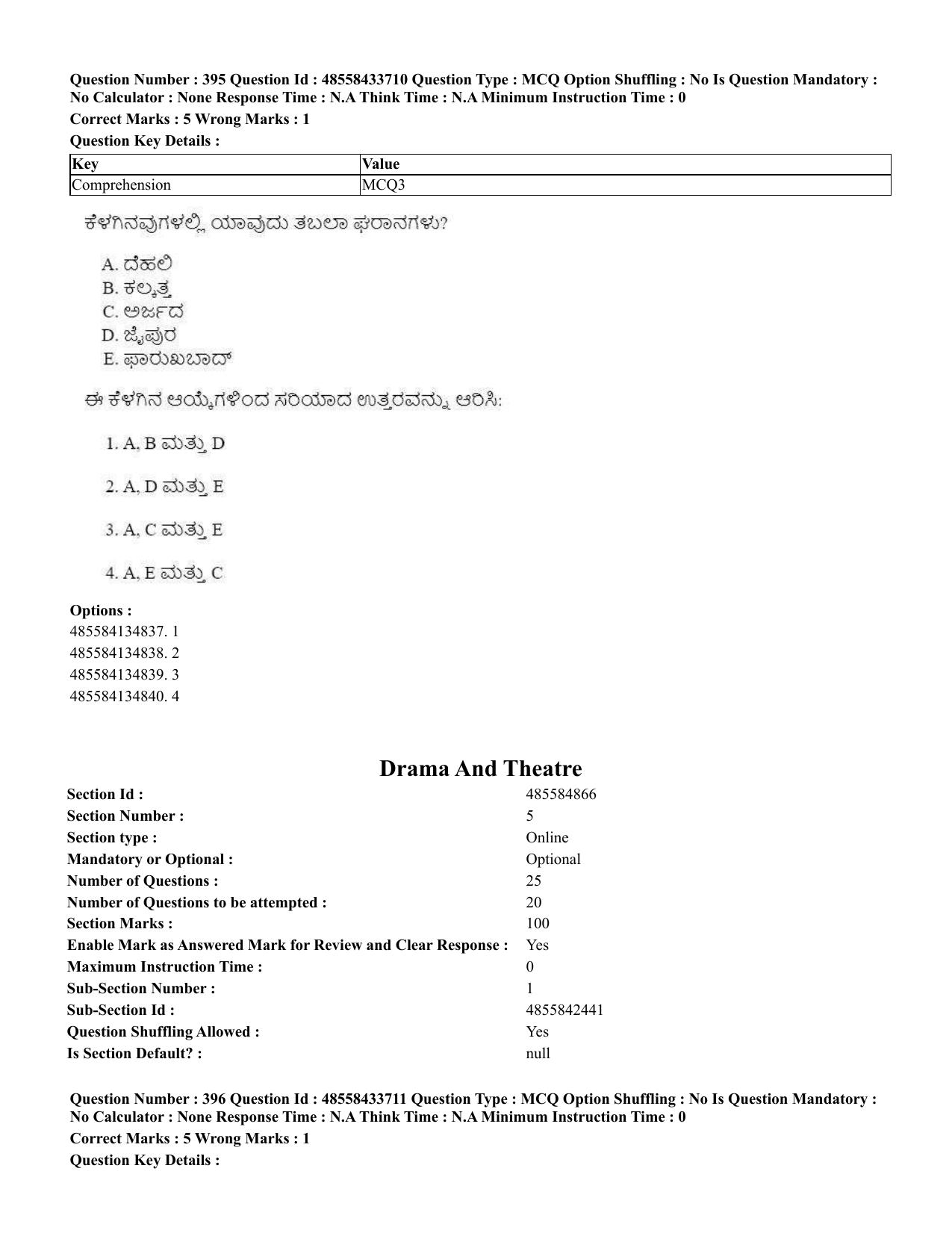 CUET 2023 English Kannada compressed Shift 1 Question Papers - 18 June 2023 - Page 364