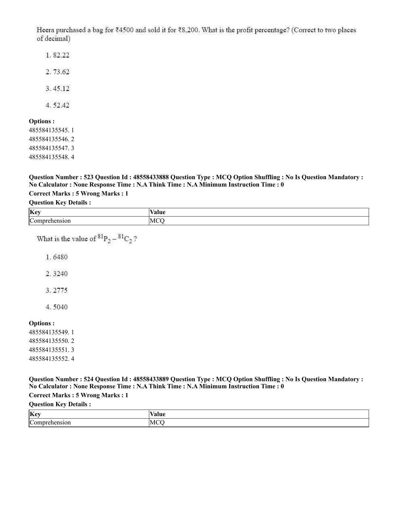 CUET 2023 English Kannada compressed Shift 1 Question Papers - 18 June 2023 - Page 452