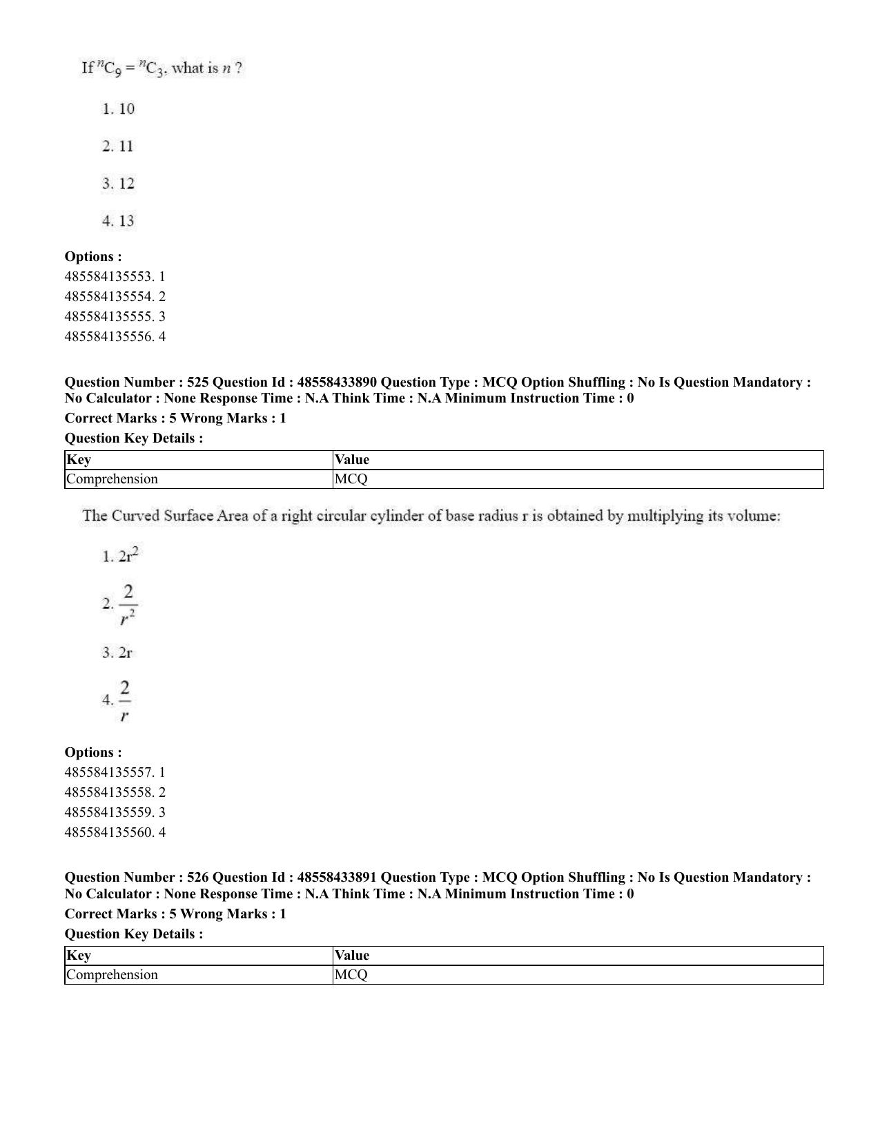 CUET 2023 English Kannada compressed Shift 1 Question Papers - 18 June 2023 - Page 453