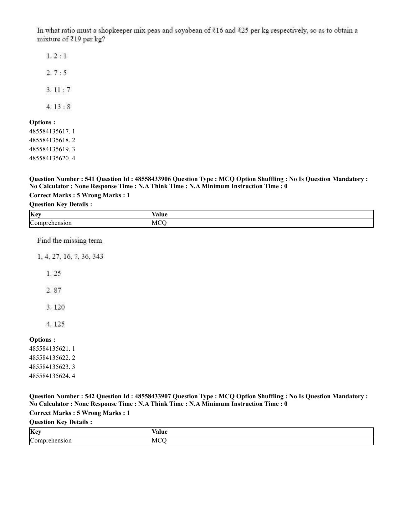 CUET 2023 English Kannada compressed Shift 1 Question Papers - 18 June 2023 - Page 461