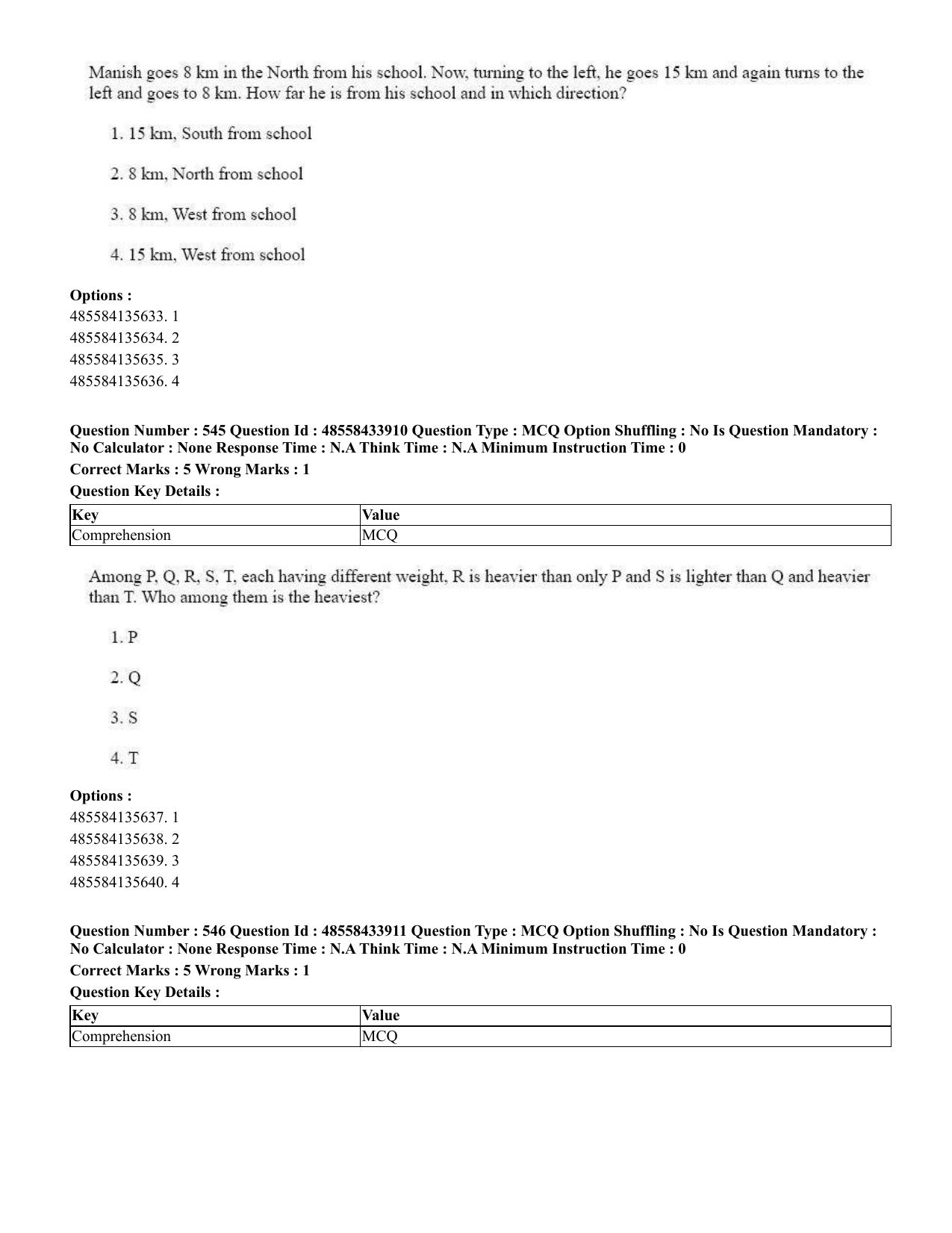 CUET 2023 English Kannada compressed Shift 1 Question Papers - 18 June 2023 - Page 464