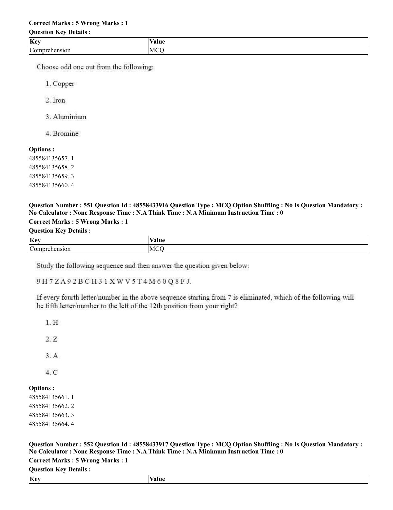 CUET 2023 English Kannada compressed Shift 1 Question Papers - 18 June 2023 - Page 467