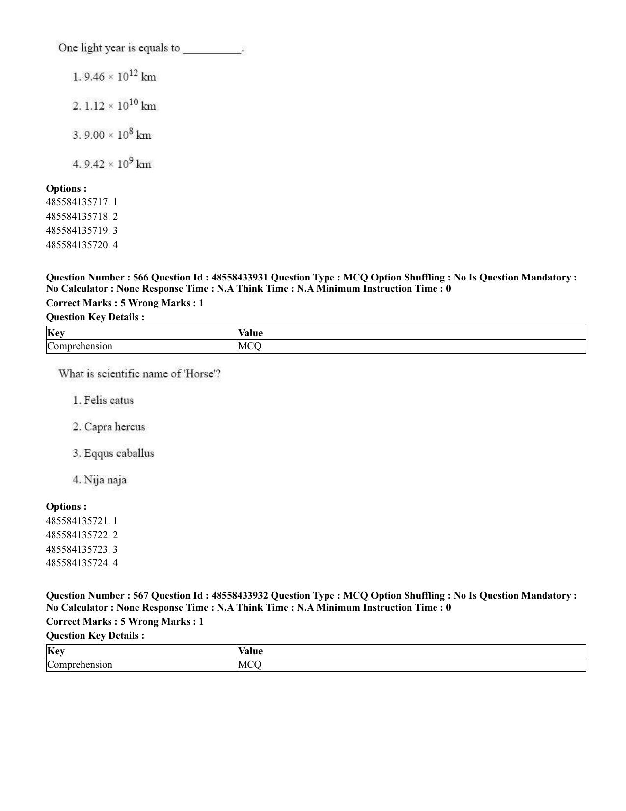 CUET 2023 English Kannada compressed Shift 1 Question Papers - 18 June 2023 - Page 476