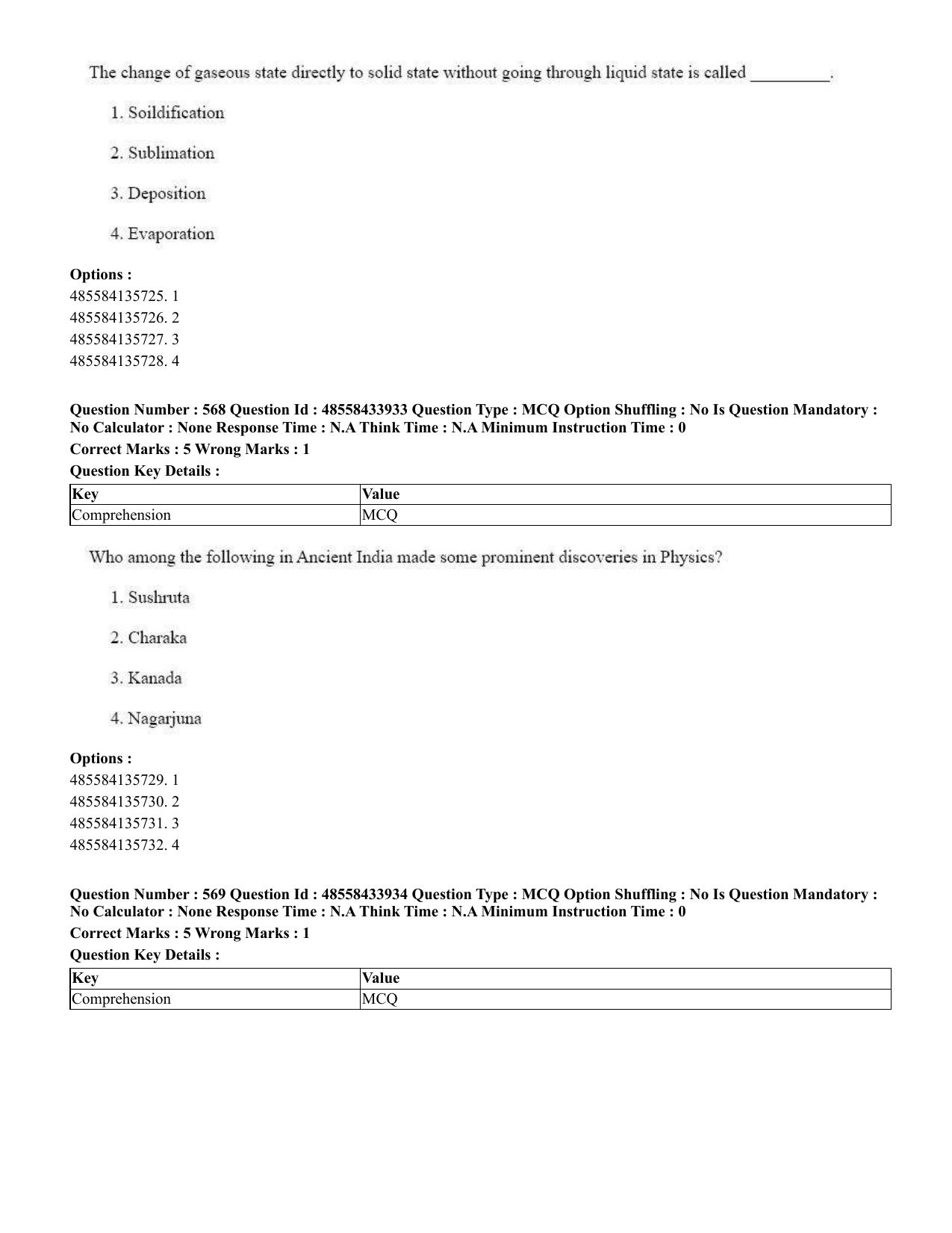 CUET 2023 English Kannada compressed Shift 1 Question Papers - 18 June 2023 - Page 477