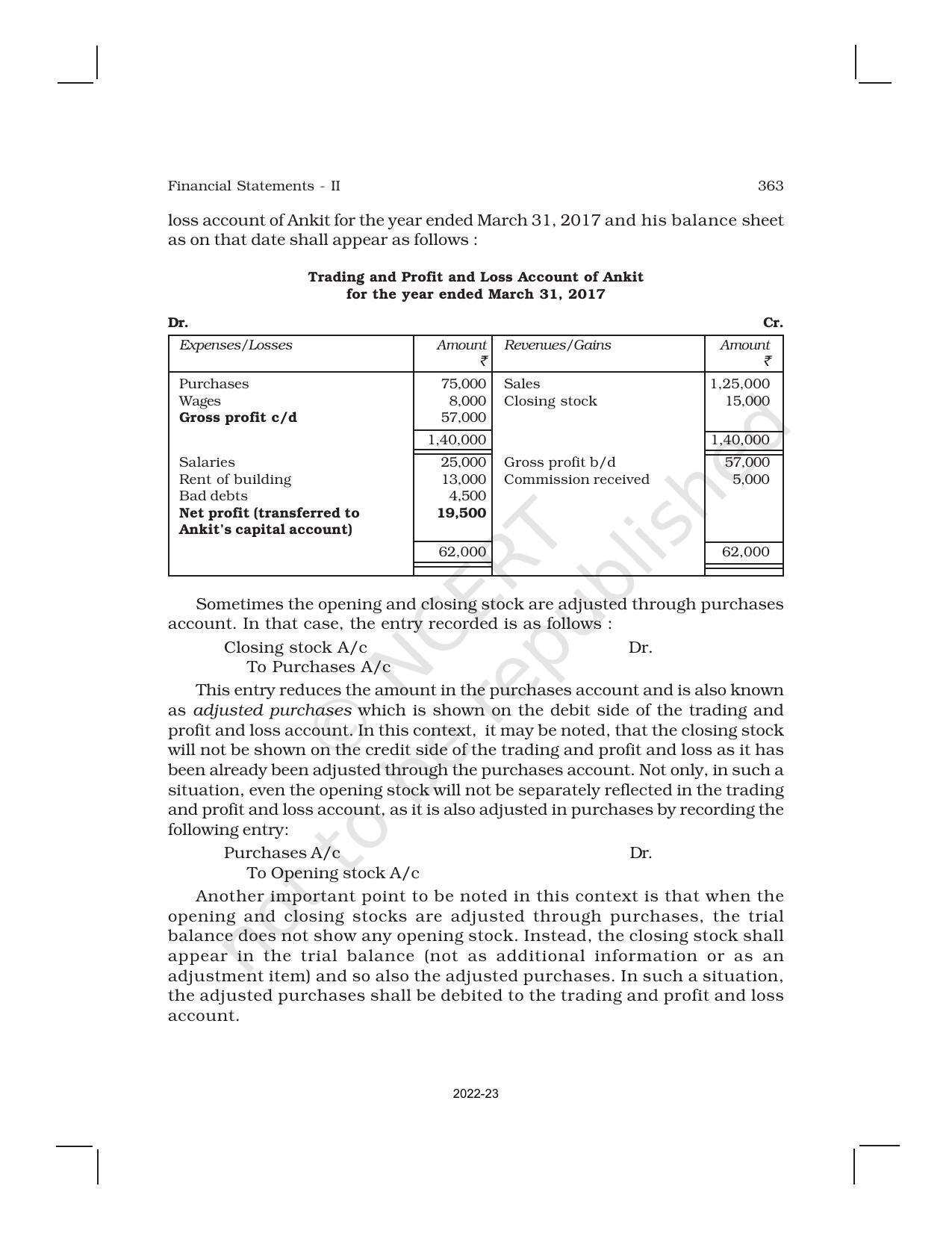 NCERT Book for Class 11 Accountancy (Part-II) Chapter 10 Financial Statements -II - Page 4