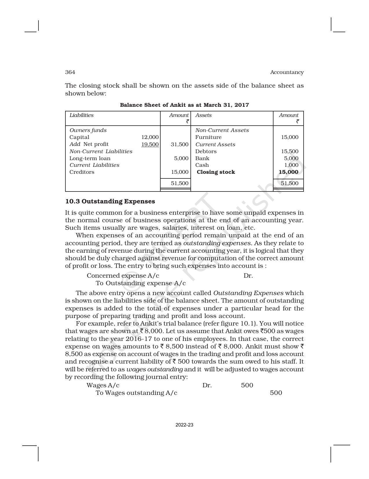 NCERT Book for Class 11 Accountancy (Part-II) Chapter 10 Financial Statements -II - Page 5