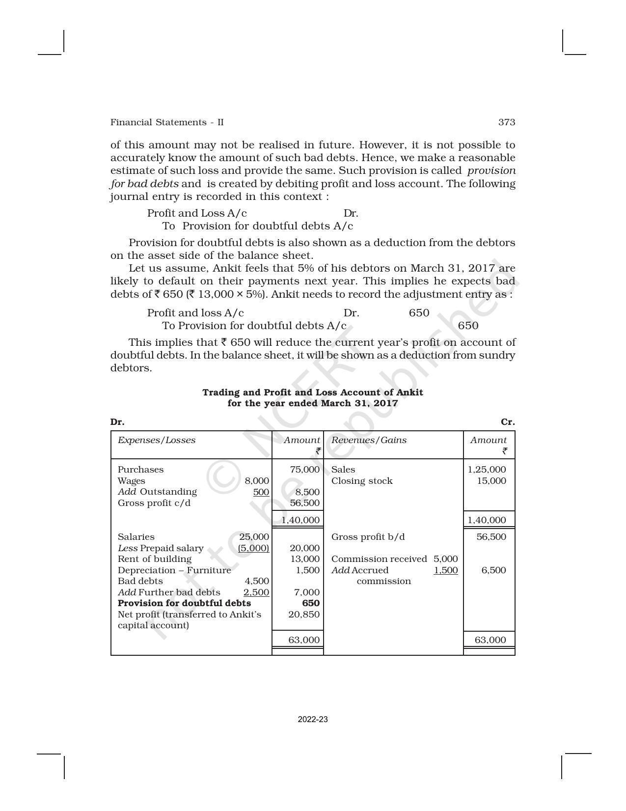 NCERT Book for Class 11 Accountancy (Part-II) Chapter 10 Financial Statements -II - Page 14