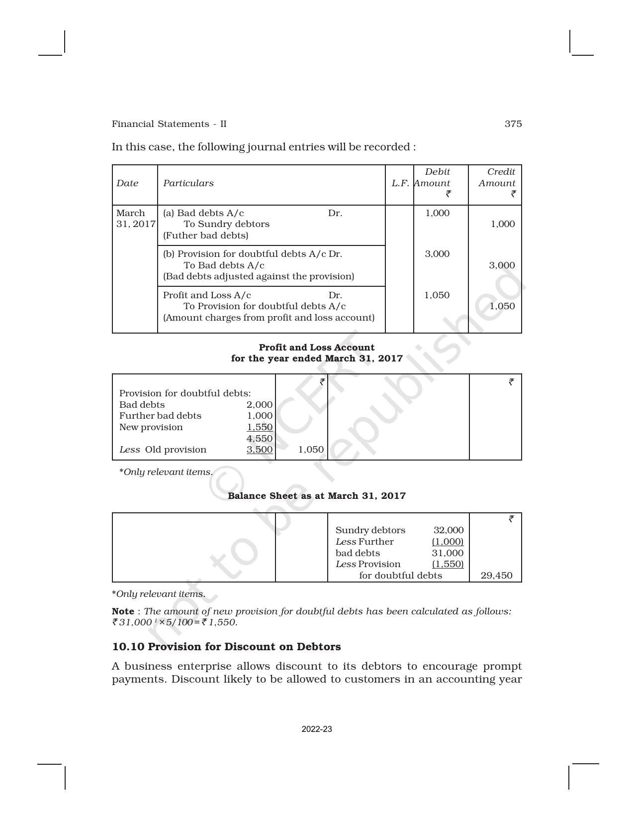 NCERT Book for Class 11 Accountancy (Part-II) Chapter 10 Financial Statements -II - Page 16