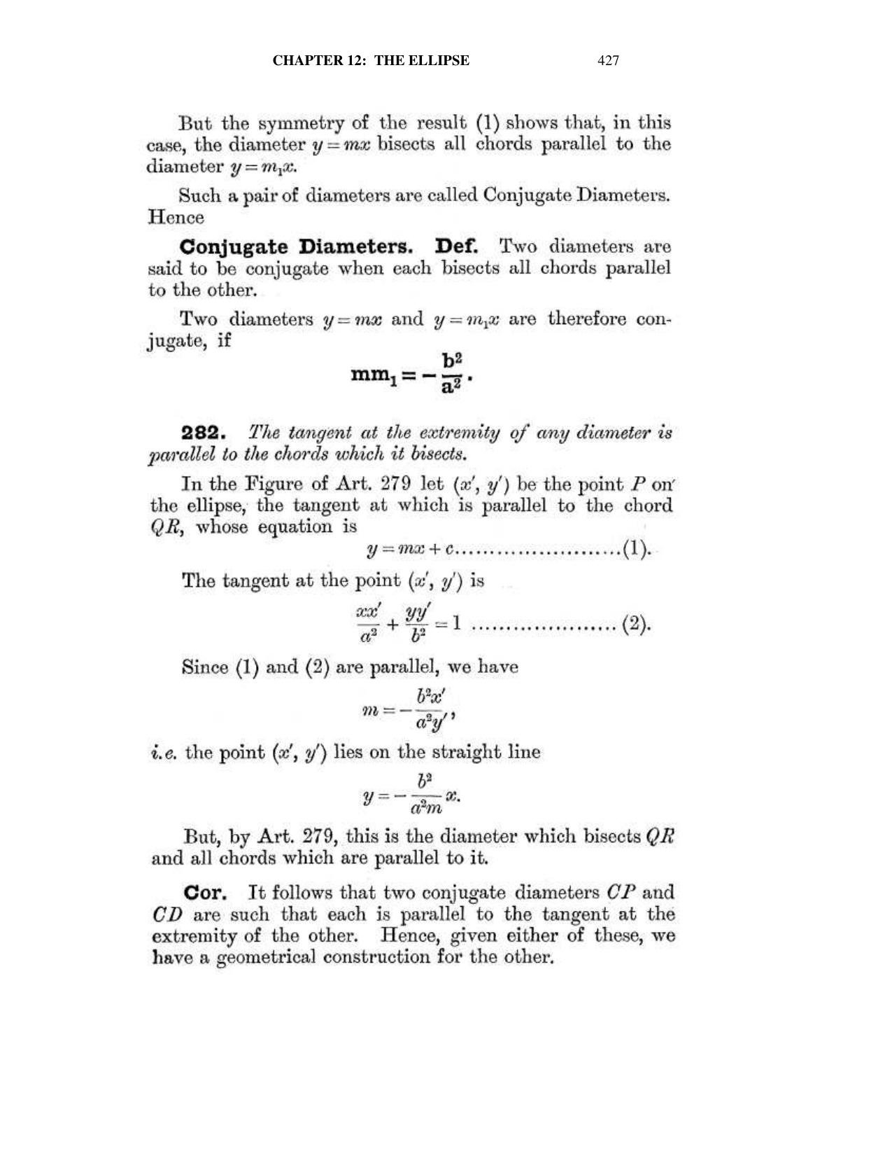 Chapter 12: The Ellipse - SL Loney Solutions: The Elements of Coordinate Geometry - Page 44