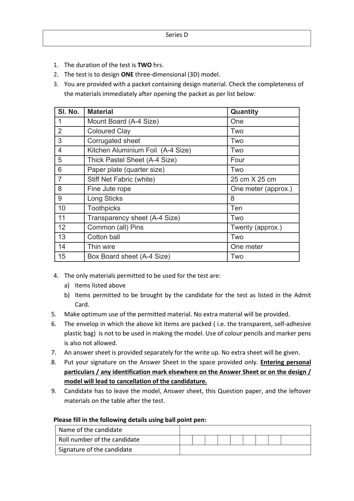 NIFT 2023 Sample Paper - Page 30