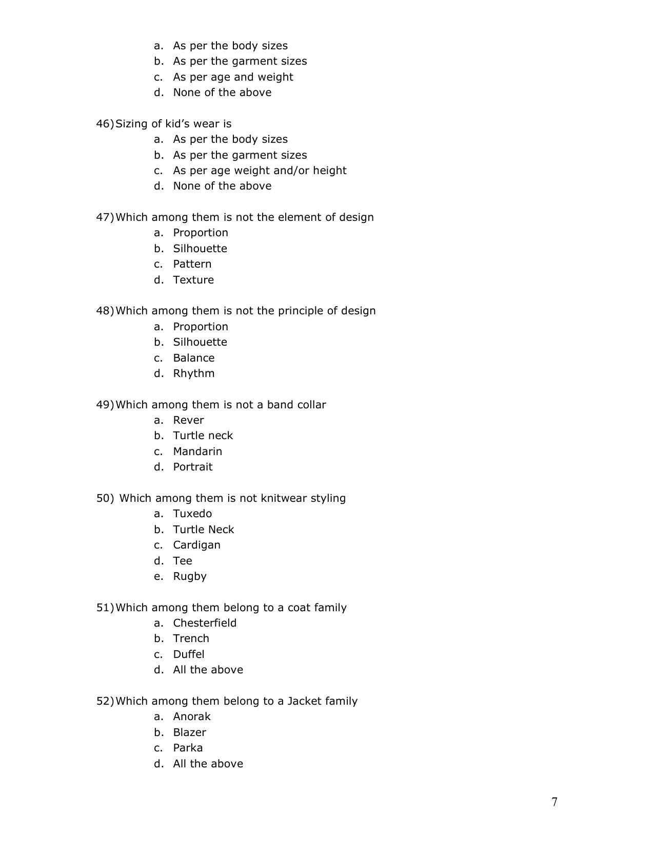 NIFT 2023 Sample Paper - Page 78