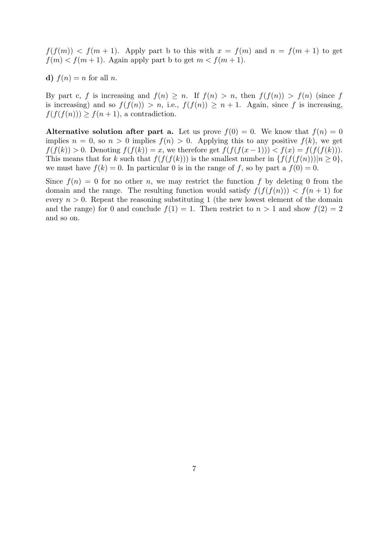 CMI Entrance Exam 2012 Solutions B.Sc (Hons.) Mathematics and Computer Science - Page 7