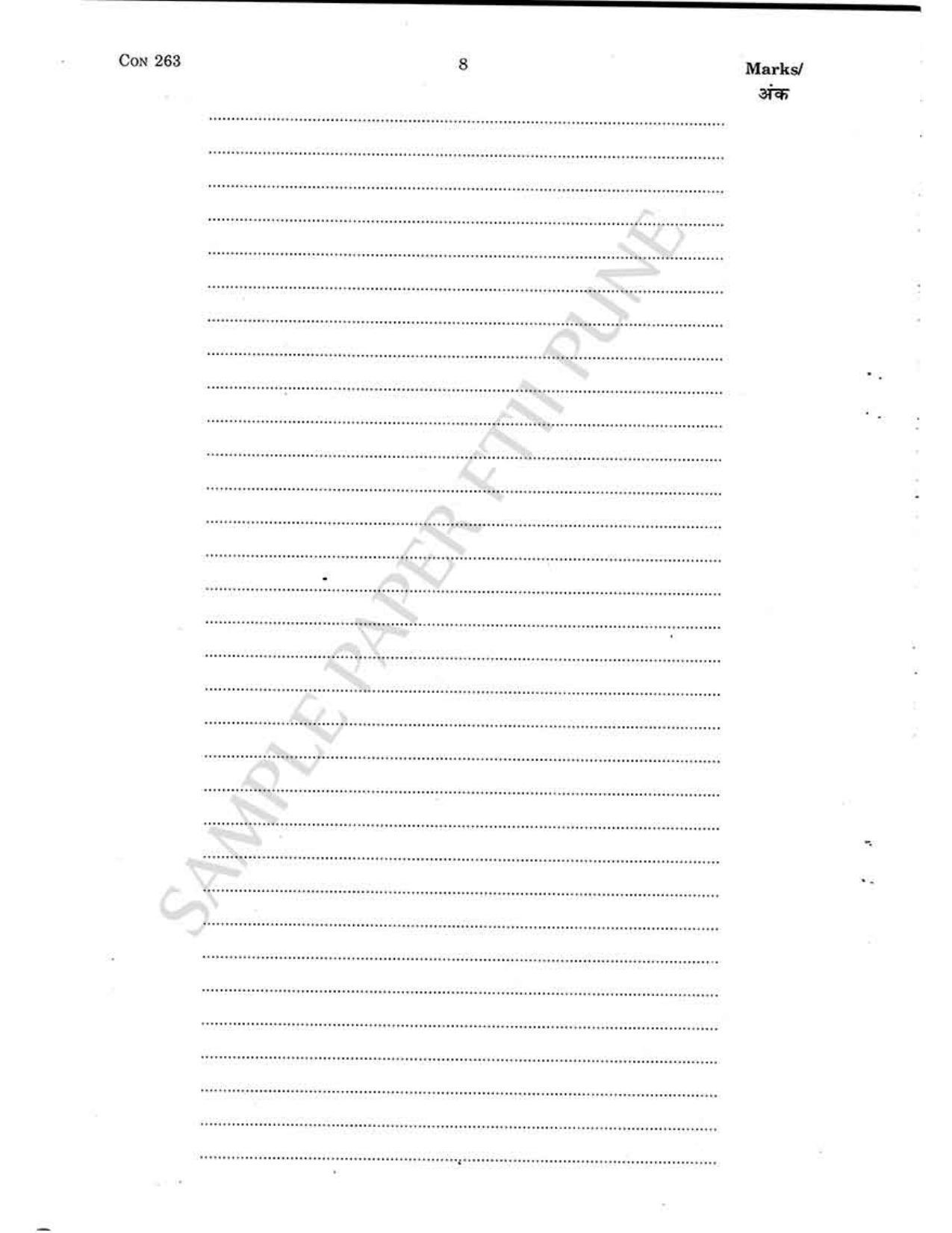 FTII JET Three Year Post Graduate Diploma in Direction & Screenplay Writing 2015-16 Question Paper - Page 8