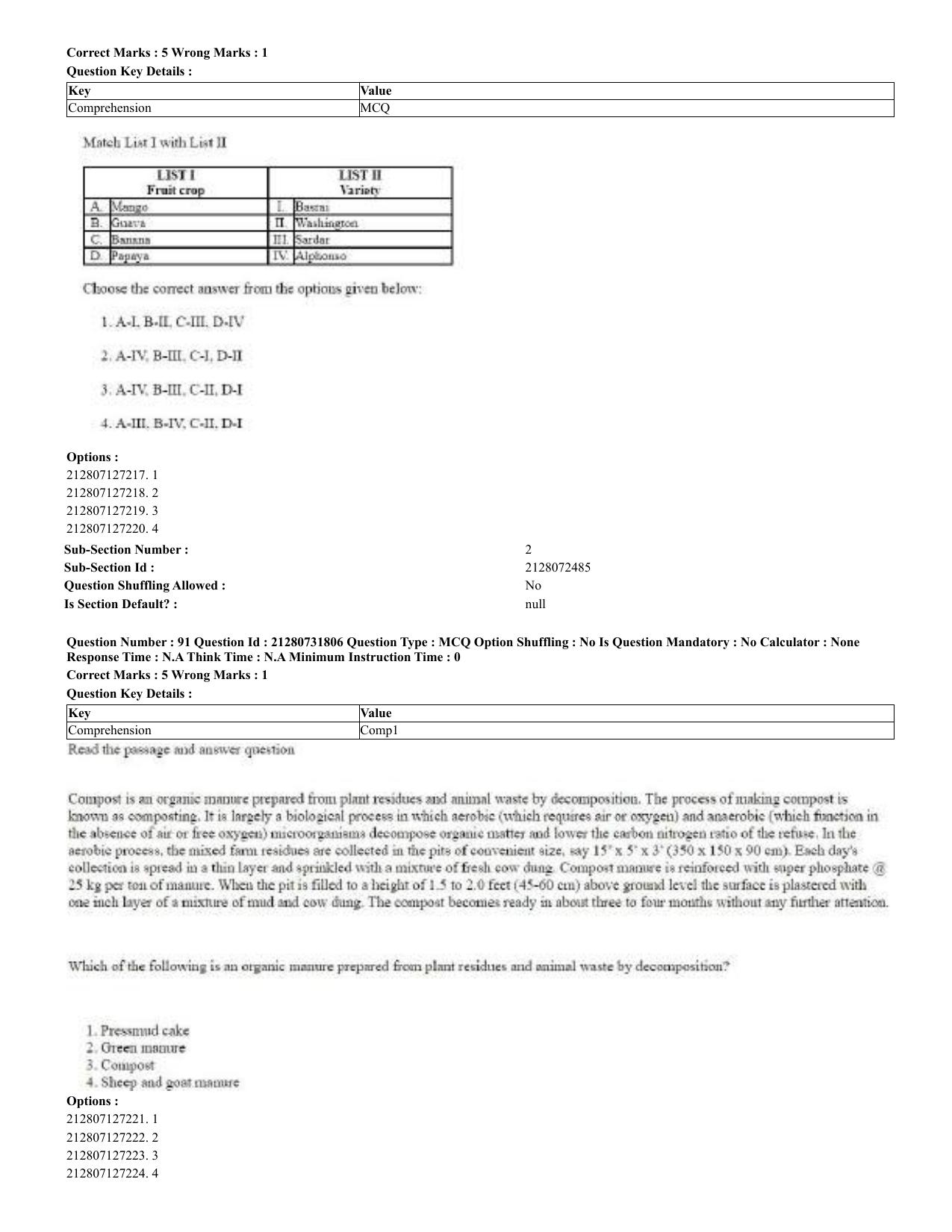 CUET 2023 English Telugu Shift 3 Question Papers - Page 57
