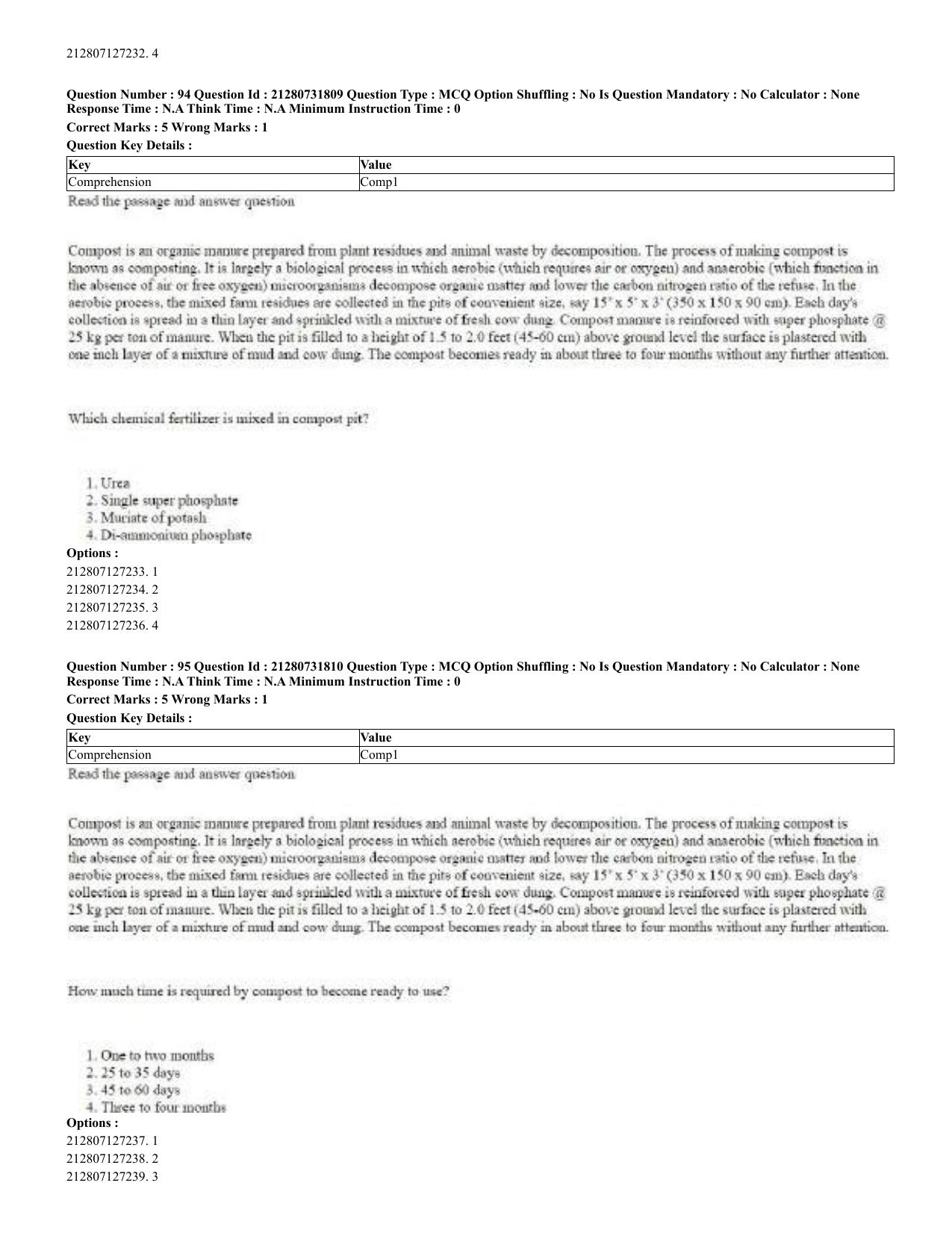 CUET 2023 English Telugu Shift 3 Question Papers - Page 59