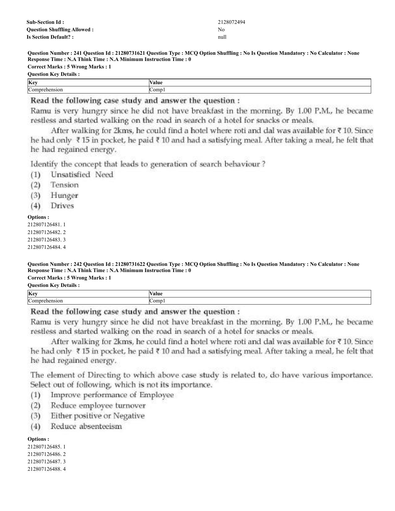 CUET 2023 English Telugu Shift 3 Question Papers - Page 128