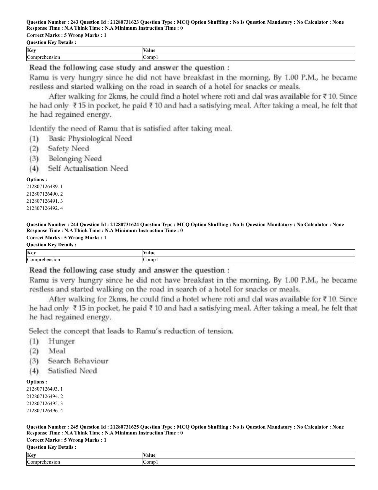 CUET 2023 English Telugu Shift 3 Question Papers - Page 129
