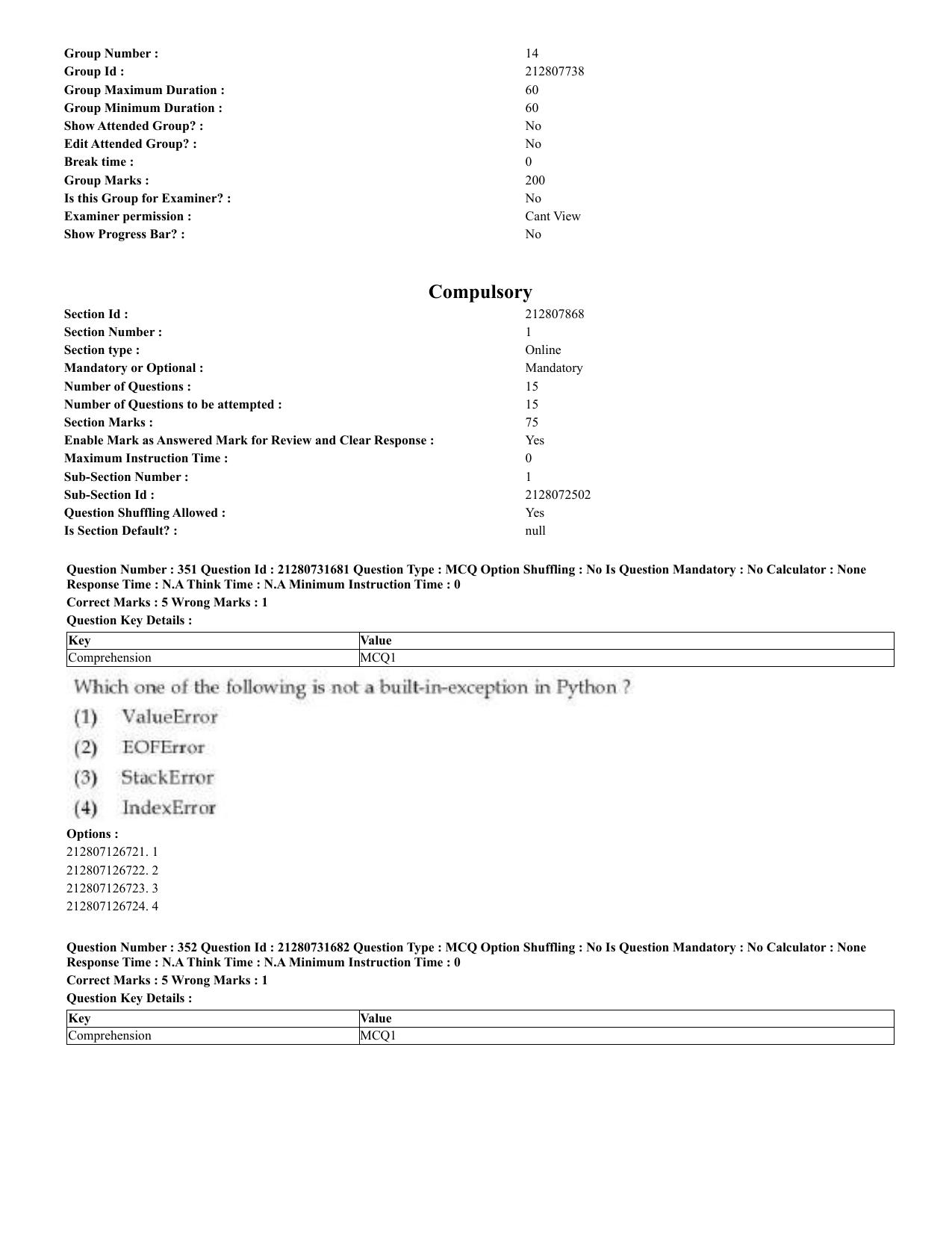 CUET 2023 English Telugu Shift 3 Question Papers - Page 182