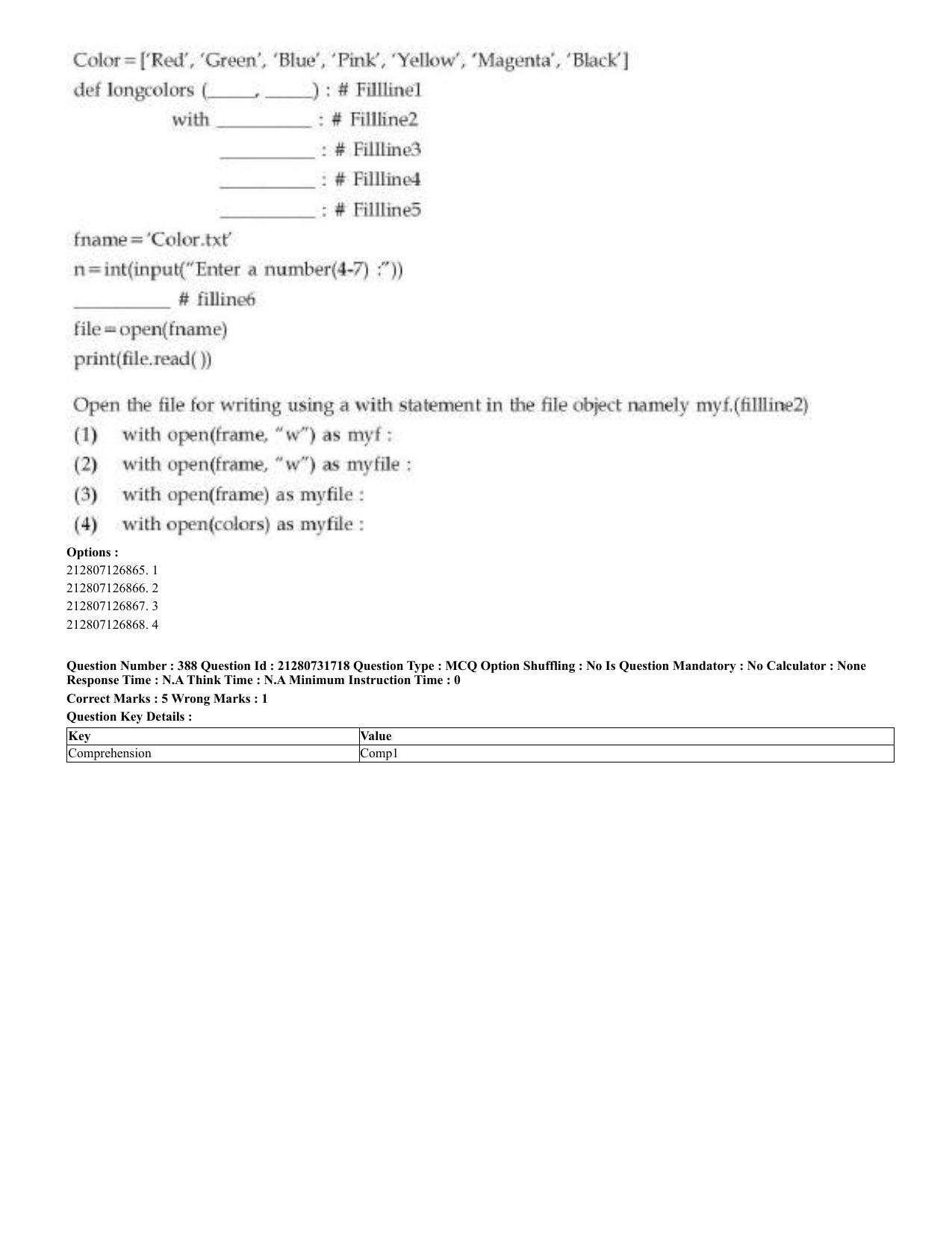 CUET 2023 English Telugu Shift 3 Question Papers - Page 198