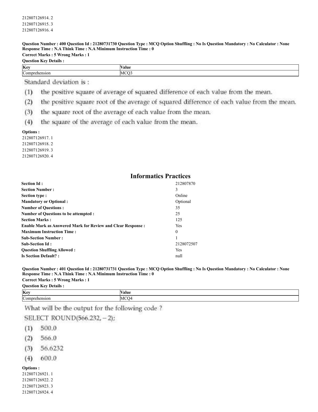 CUET 2023 English Telugu Shift 3 Question Papers - Page 206