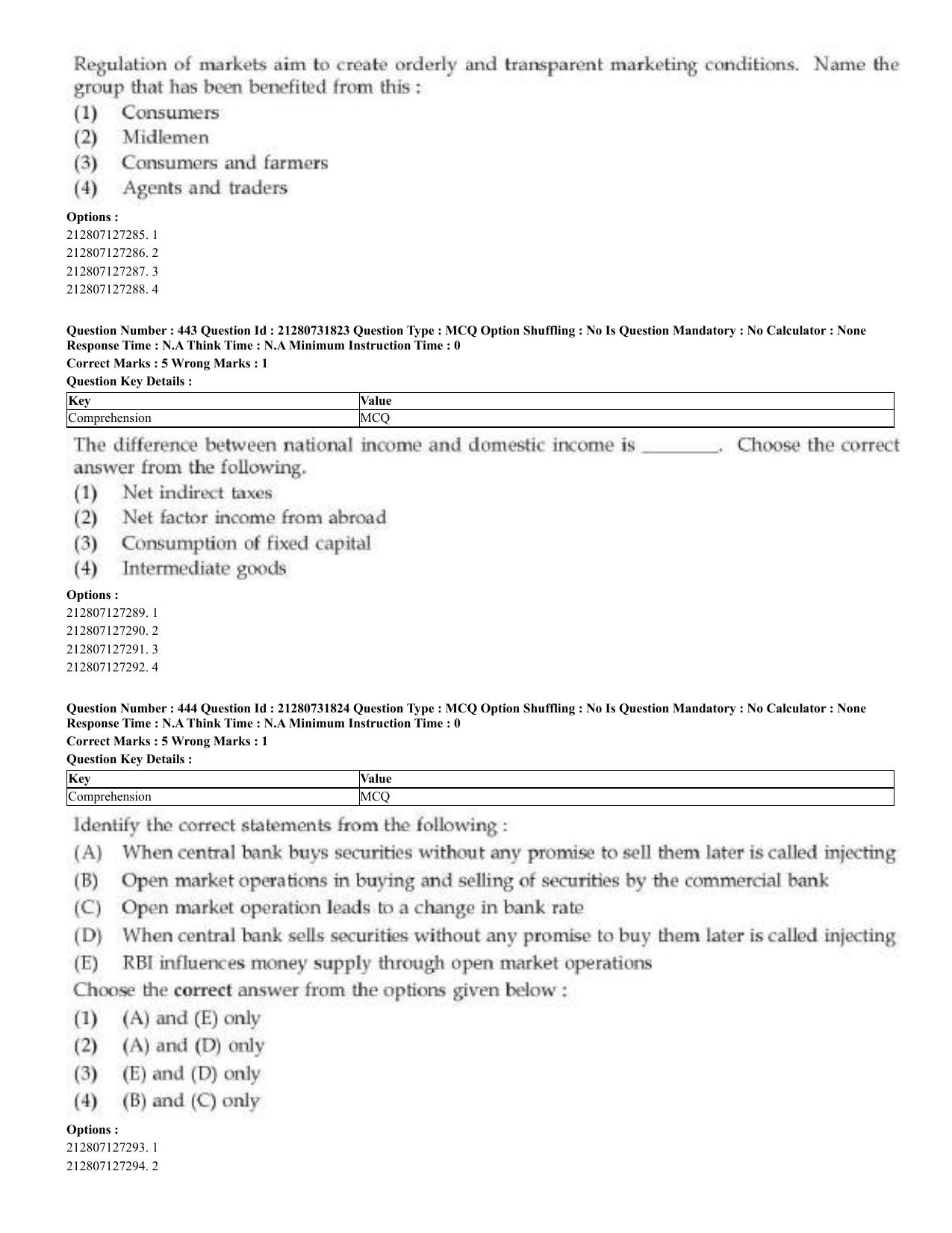 CUET 2023 English Telugu Shift 3 Question Papers - Page 228