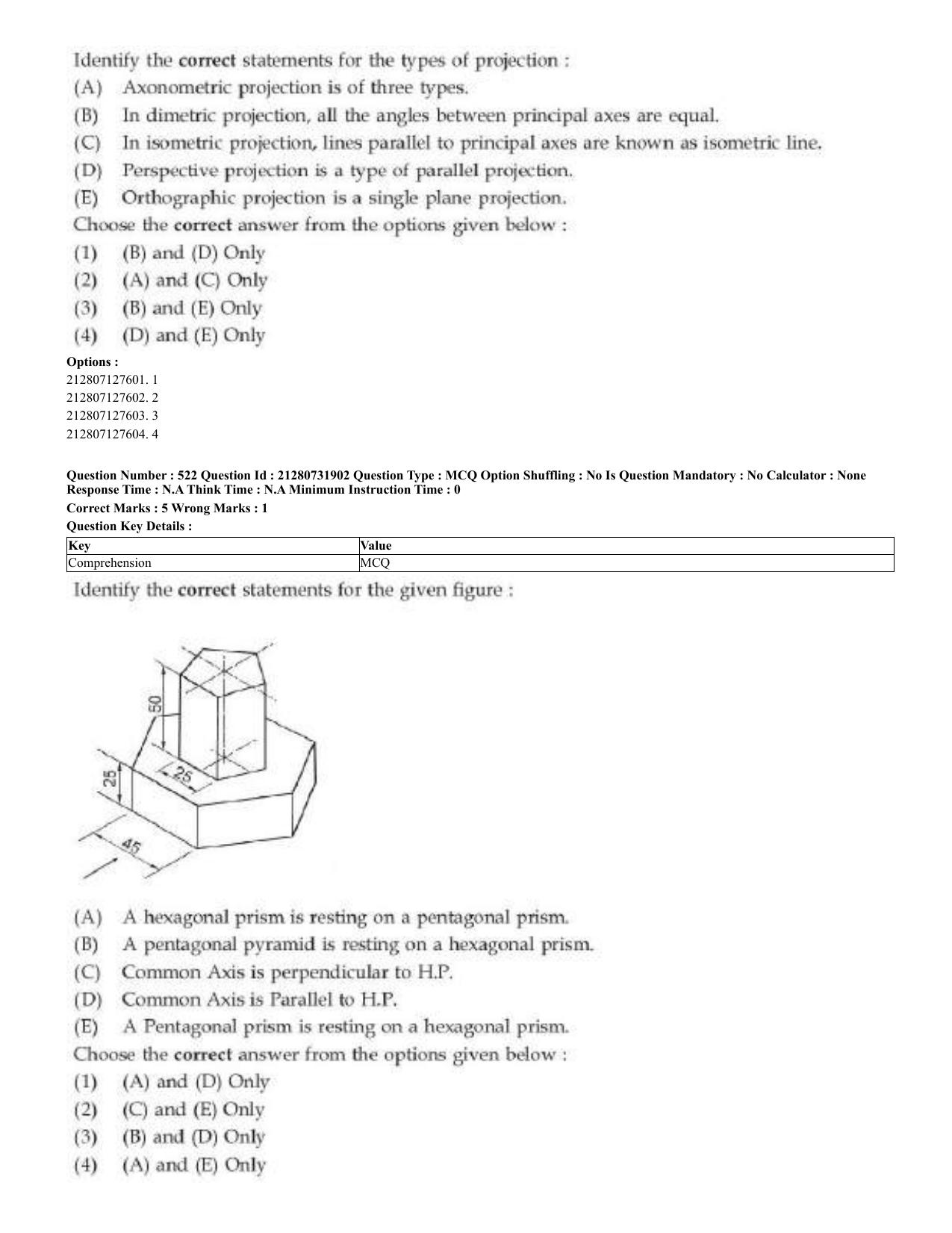 CUET 2023 English Telugu Shift 3 Question Papers - Page 265