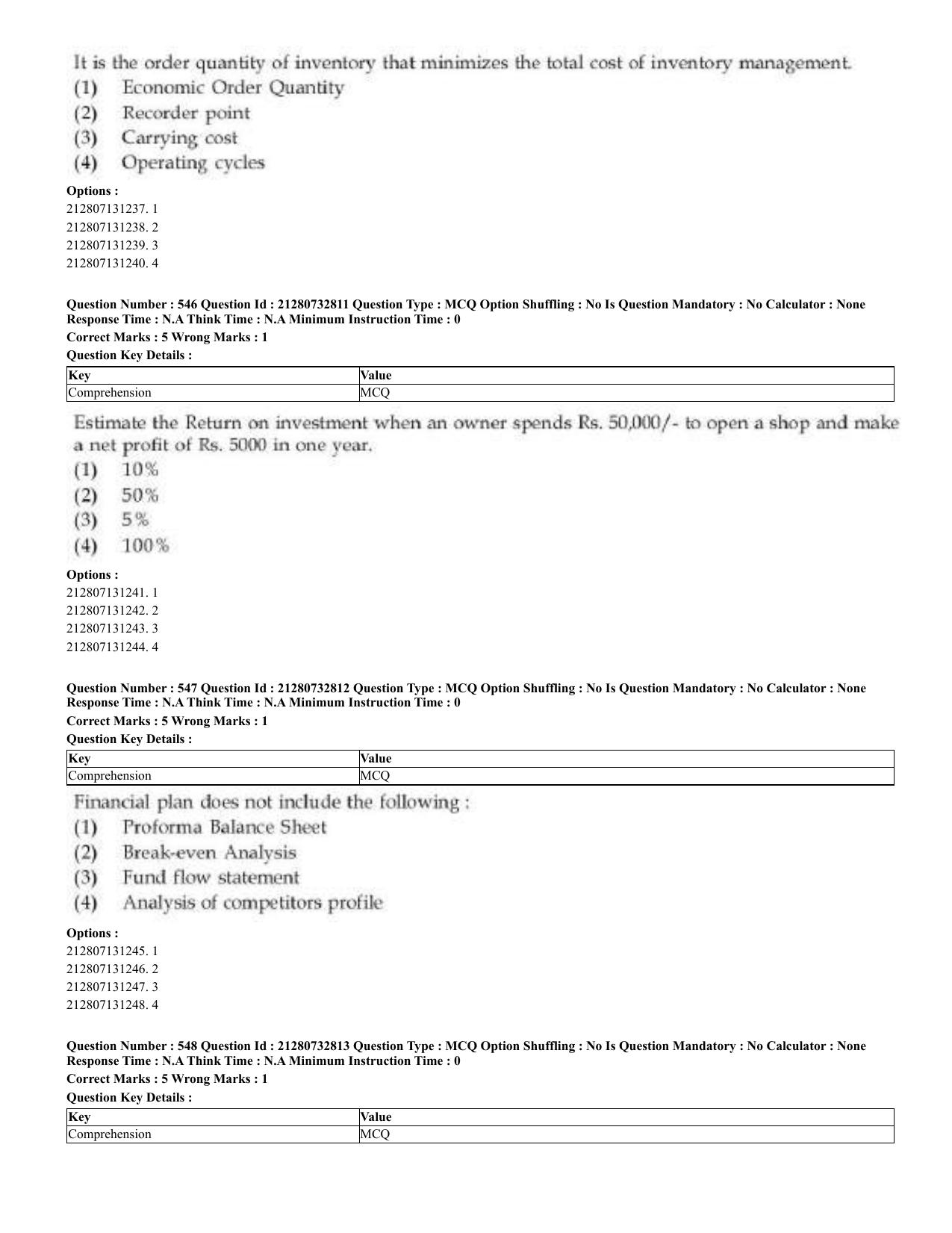 CUET 2023 English Telugu Shift 3 Question Papers - Page 279