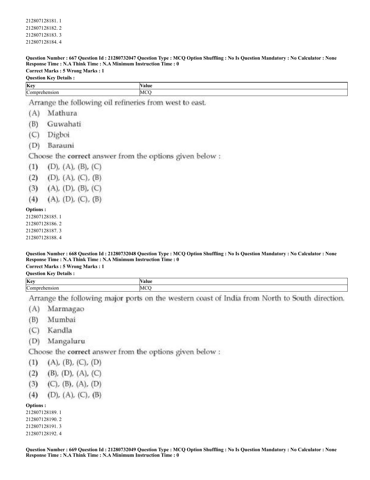 CUET 2023 English Telugu Shift 3 Question Papers - Page 337