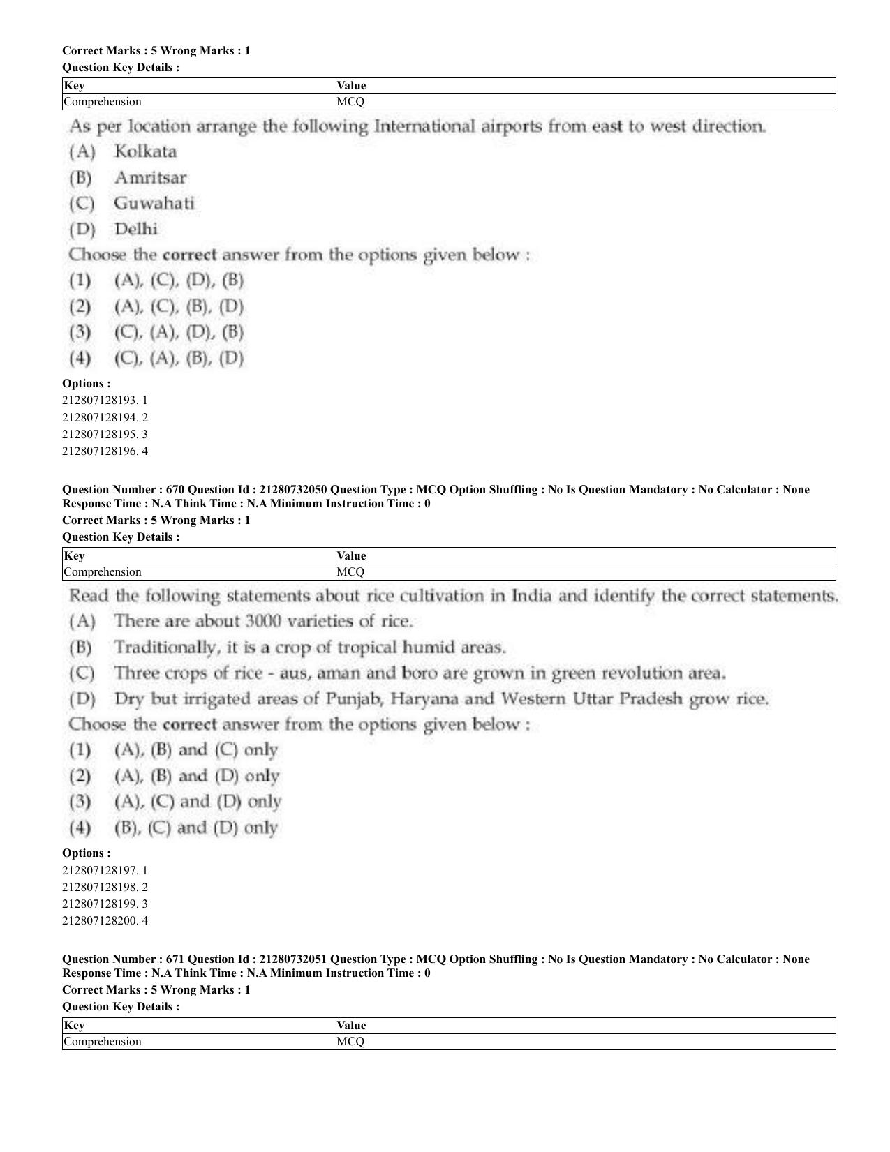 CUET 2023 English Telugu Shift 3 Question Papers - Page 338