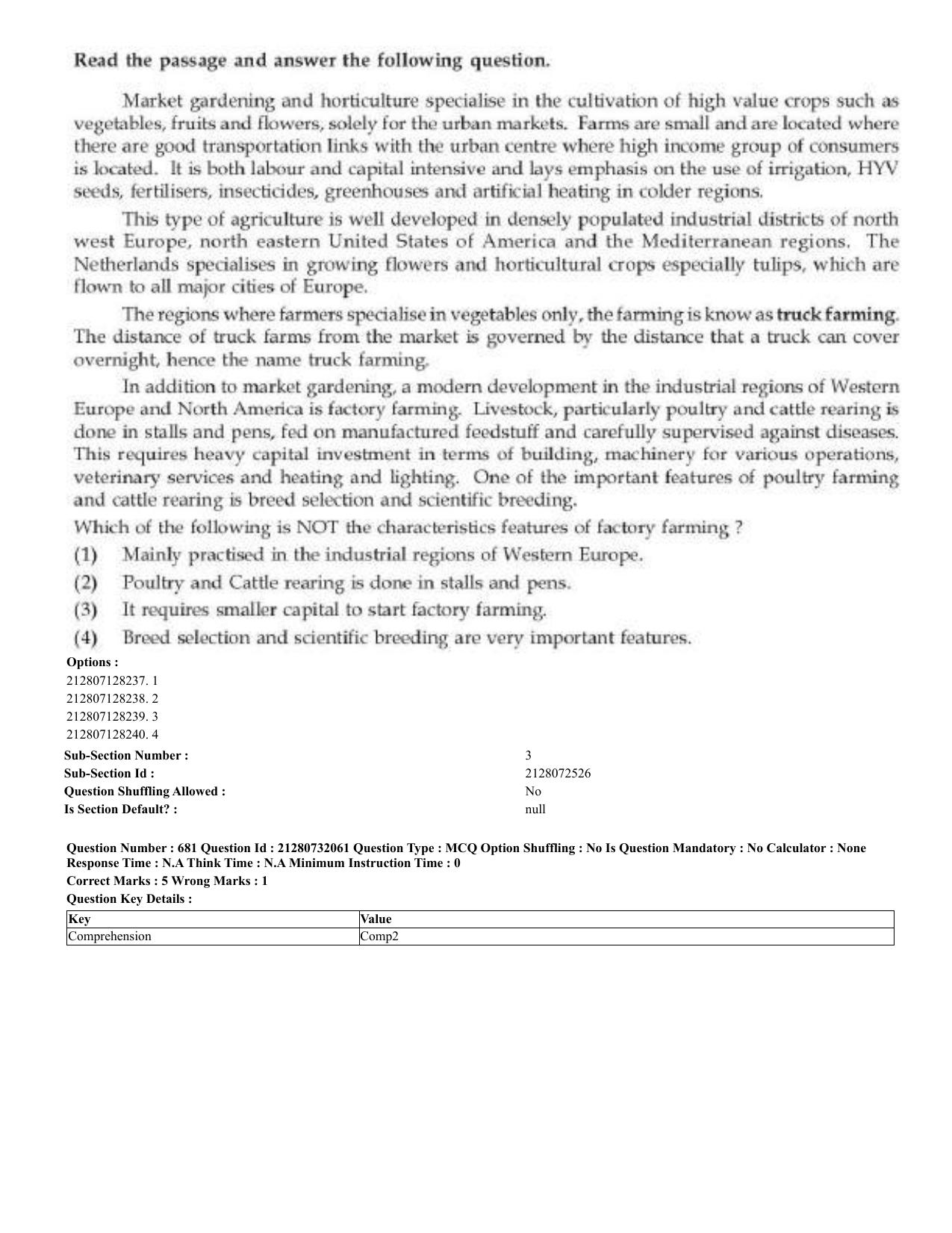 CUET 2023 English Telugu Shift 3 Question Papers - Page 346