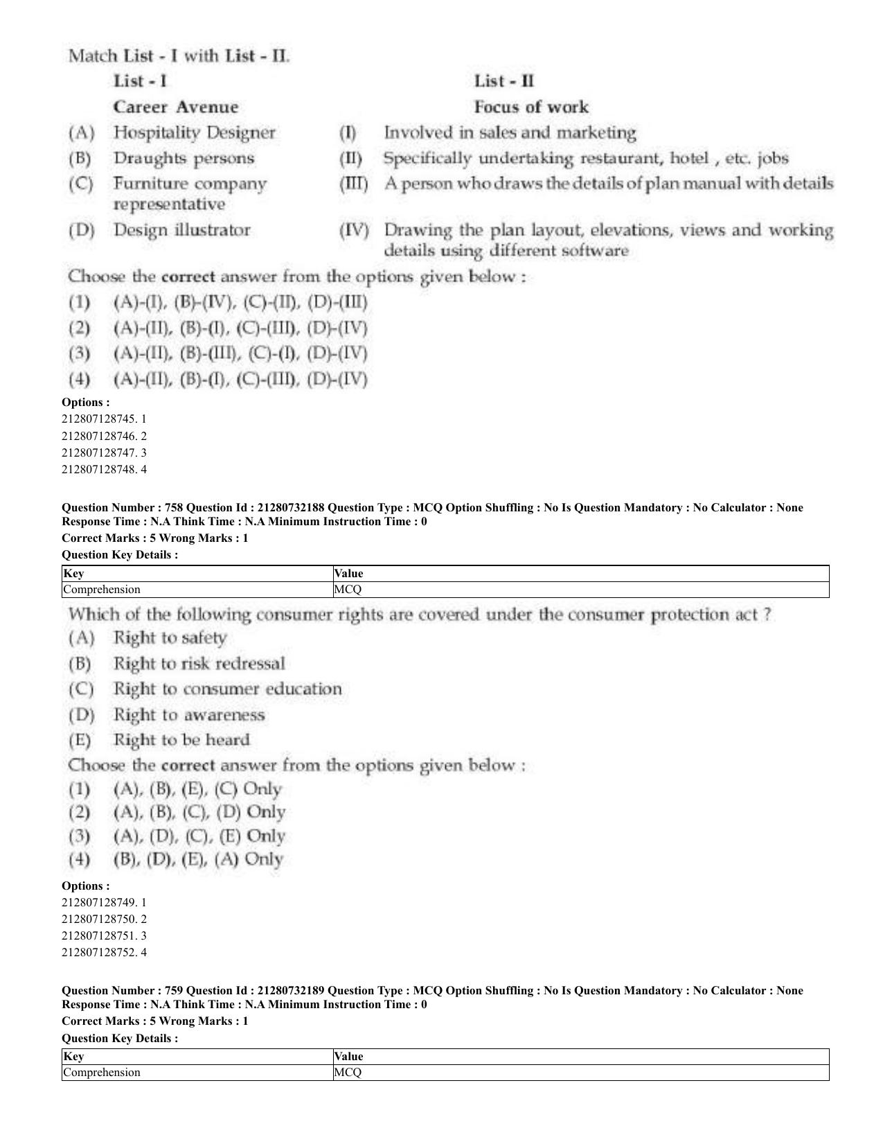 CUET 2023 English Telugu Shift 3 Question Papers - Page 381