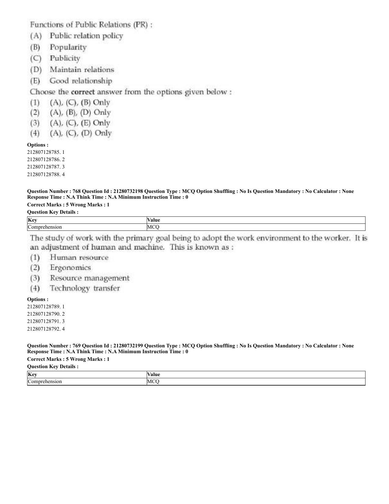 CUET 2023 English Telugu Shift 3 Question Papers - Page 386