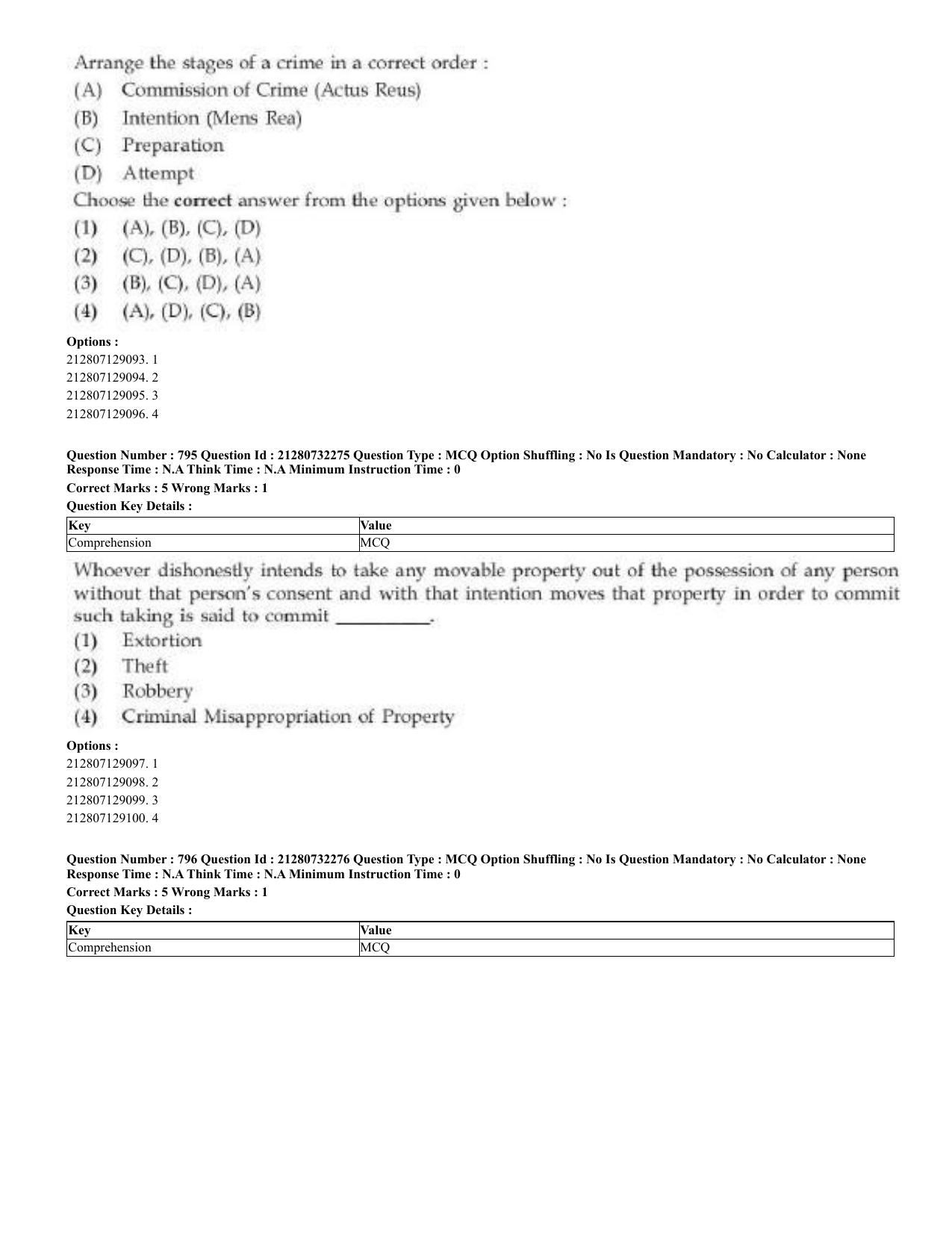 CUET 2023 English Telugu Shift 3 Question Papers - Page 401