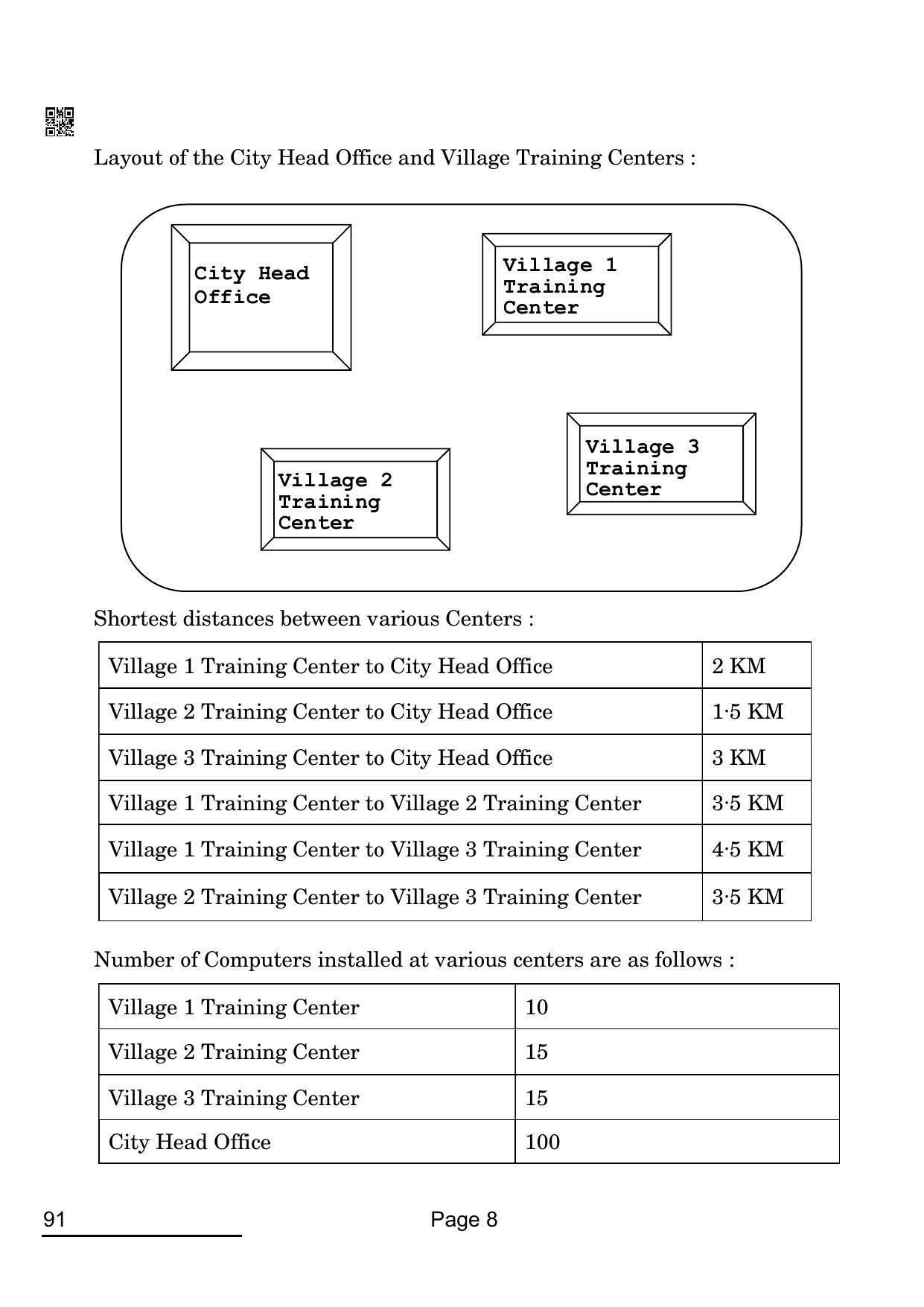 CBSE Class 12 91 Computer Science 2022 Compartment Question Paper - Page 8