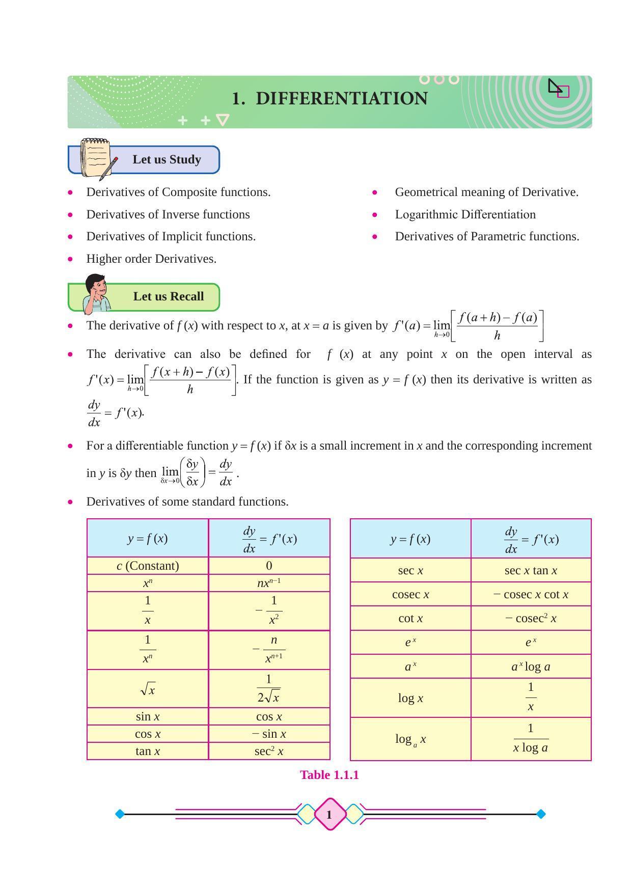 Maharashtra Board Class 12 Maths (Part 2) Textbook - Page 11