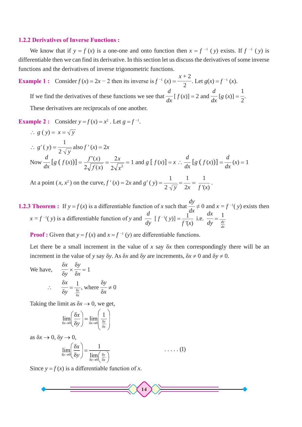Maharashtra Board Class 12 Maths (Part 2) Textbook - Page 24