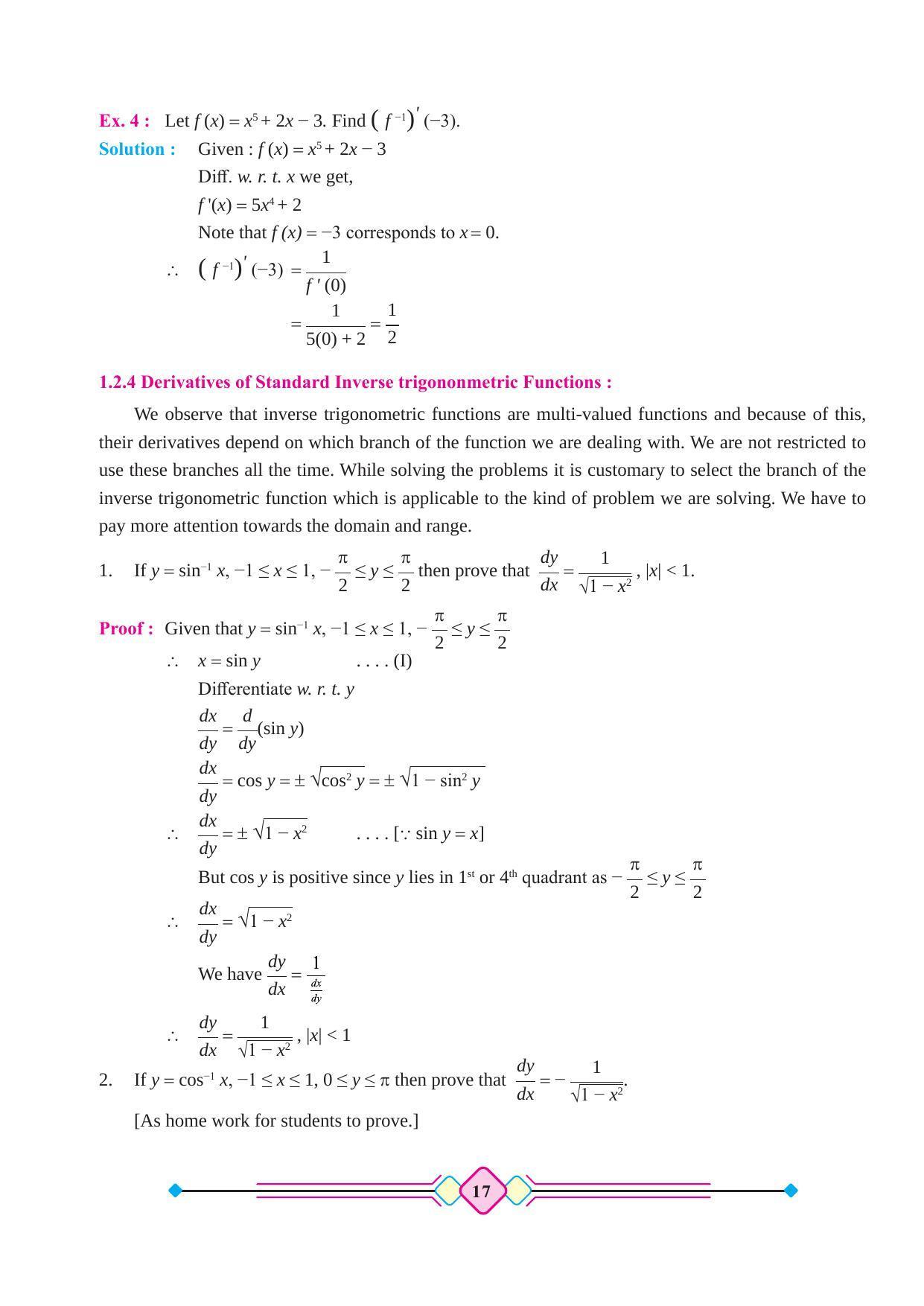 Maharashtra Board Class 12 Maths (Part 2) Textbook - Page 27