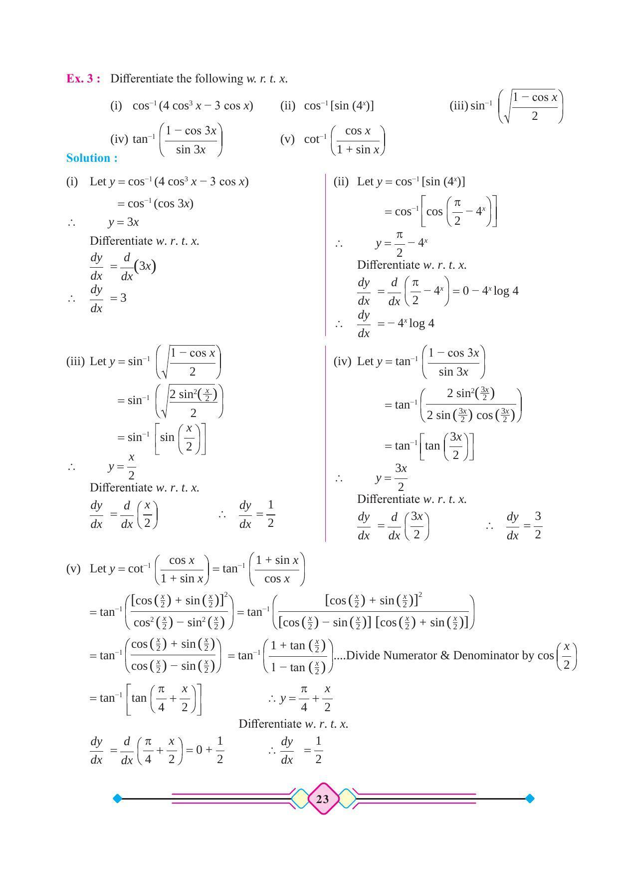 Maharashtra Board Class 12 Maths (Part 2) Textbook - Page 33