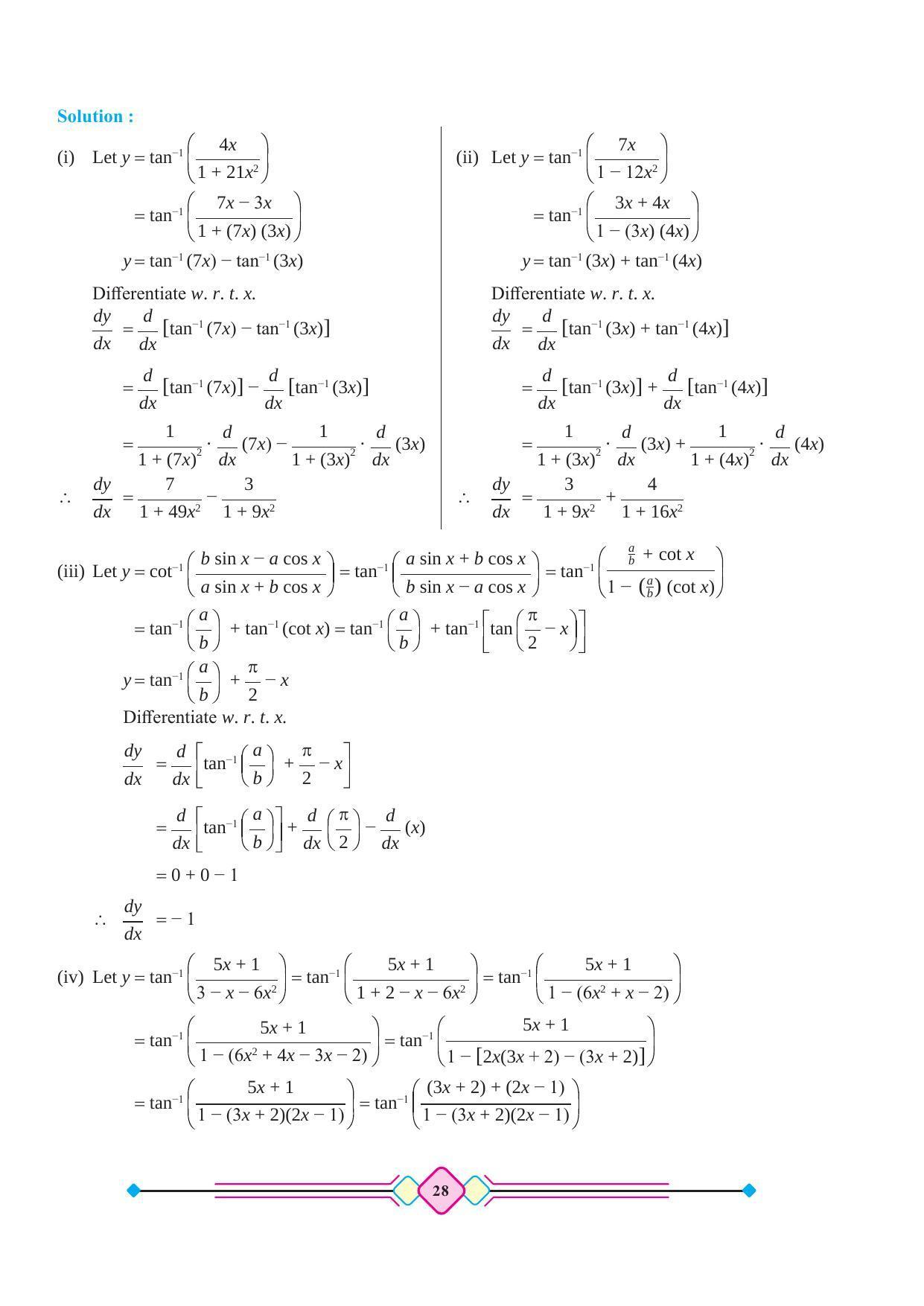 Maharashtra Board Class 12 Maths (Part 2) Textbook - Page 38
