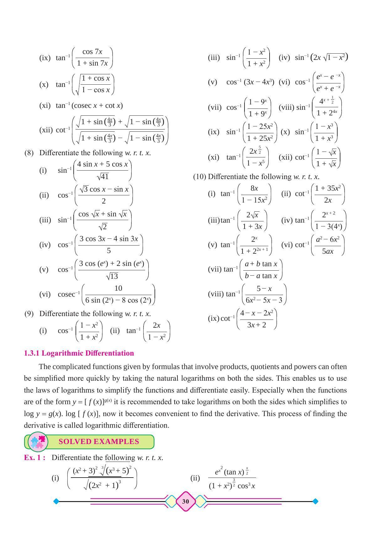 Maharashtra Board Class 12 Maths (Part 2) Textbook - Page 40
